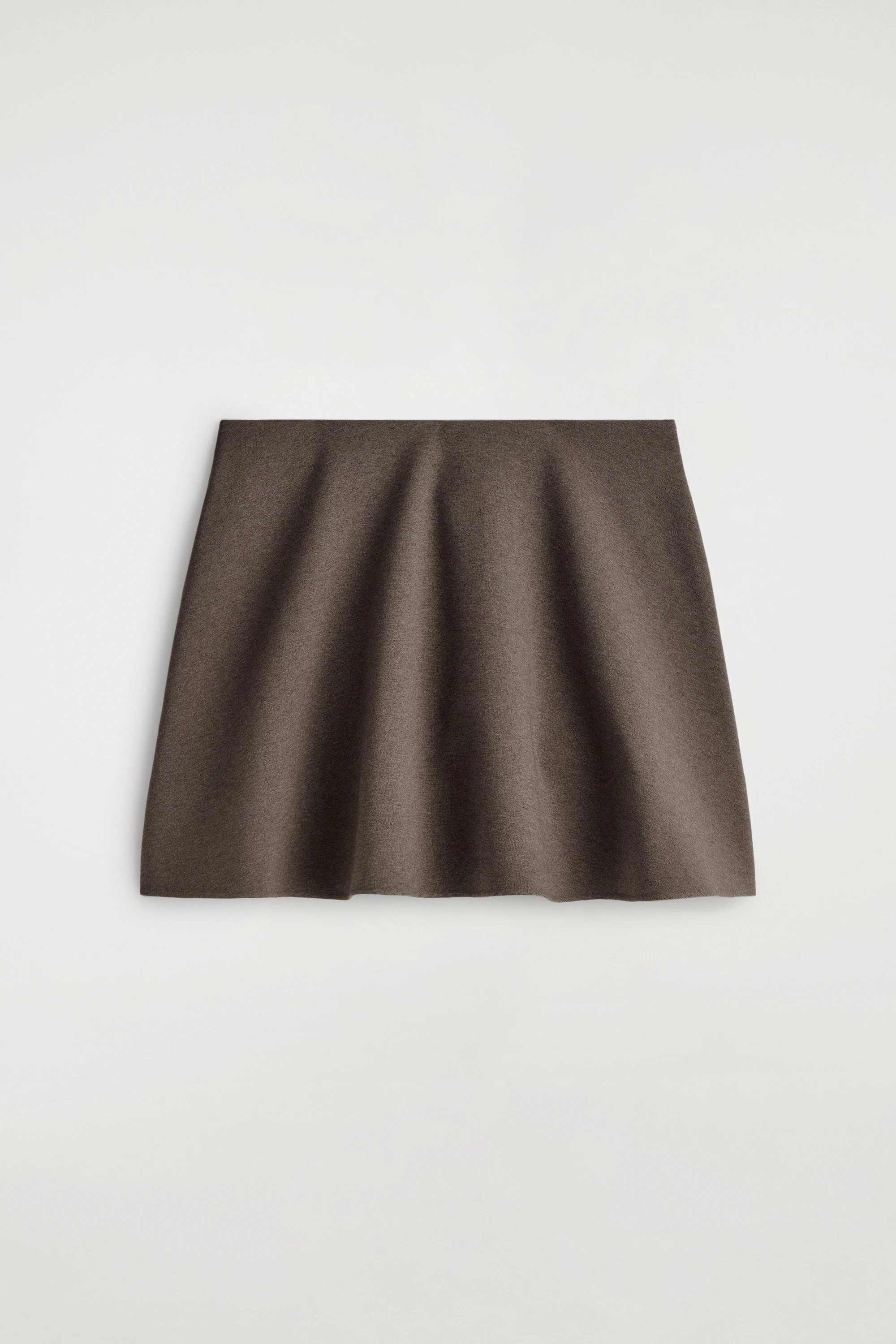 FLARED JERSEY MINI SKIRT - 5