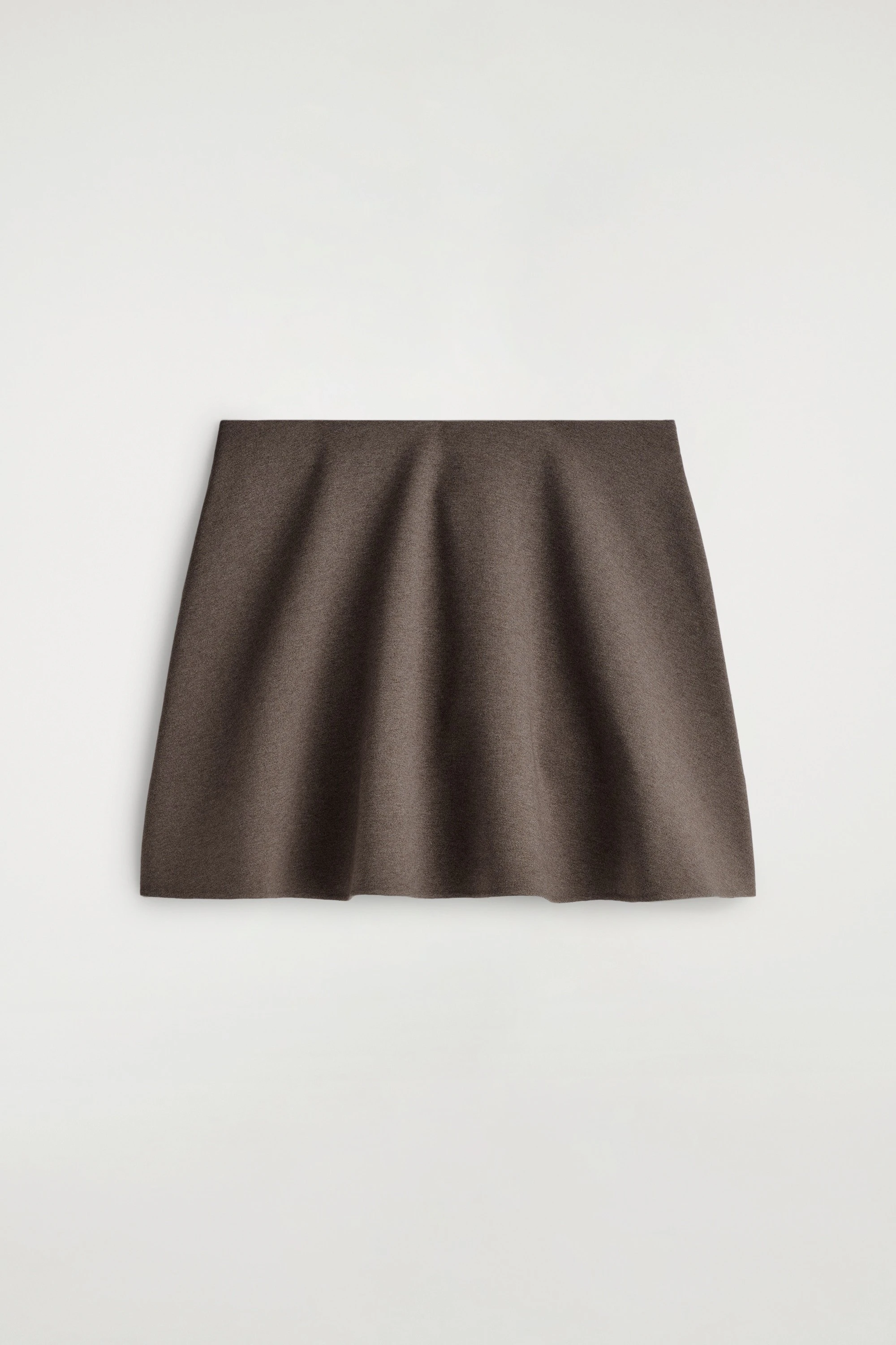 FLARED JERSEY MINI SKIRT - 5