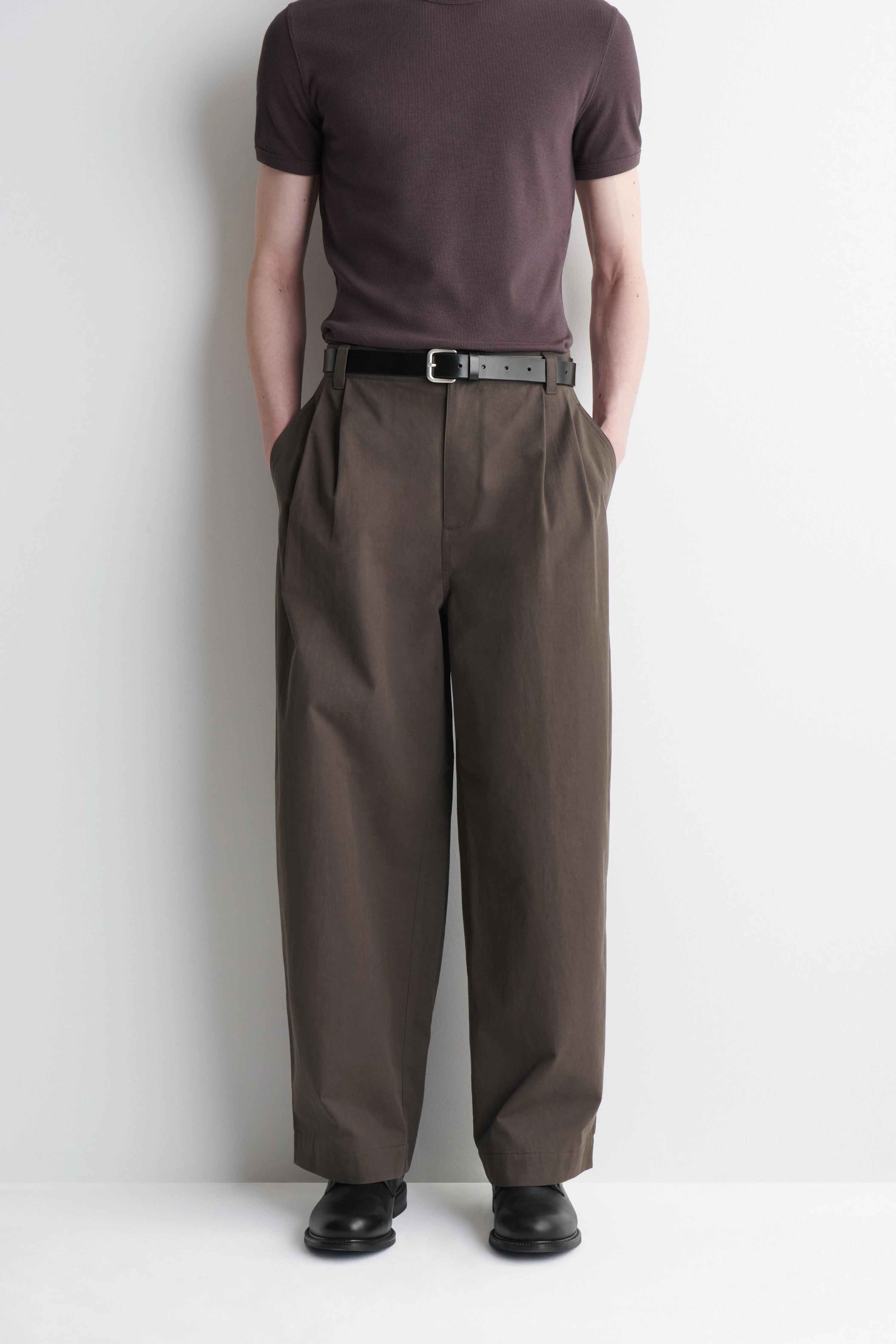 COTTON RELAXED-FIT BARREL-LEG UTILITY TROUSERS - 3
