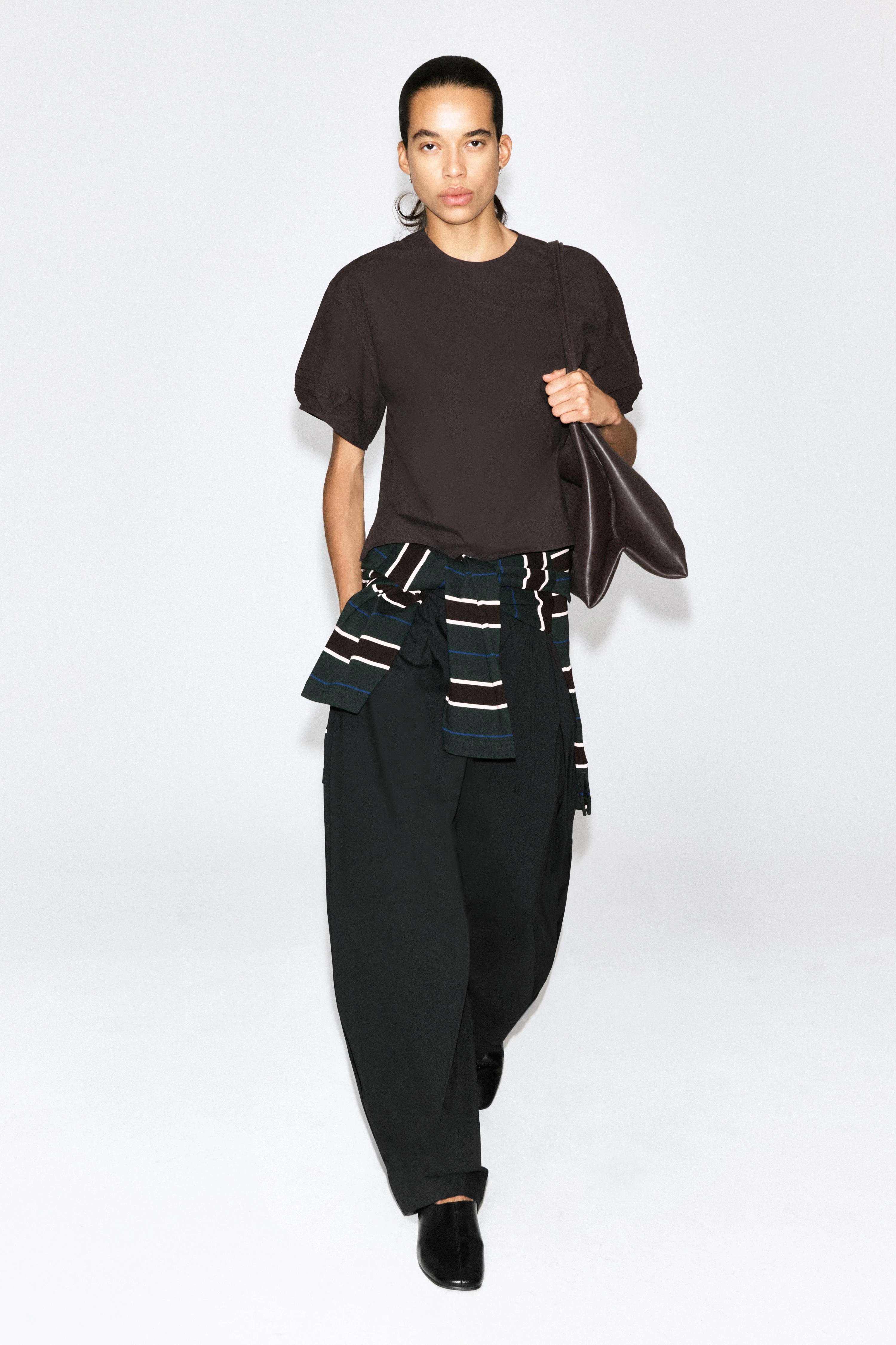 PINTUCKED COTTON BLOUSE - 4