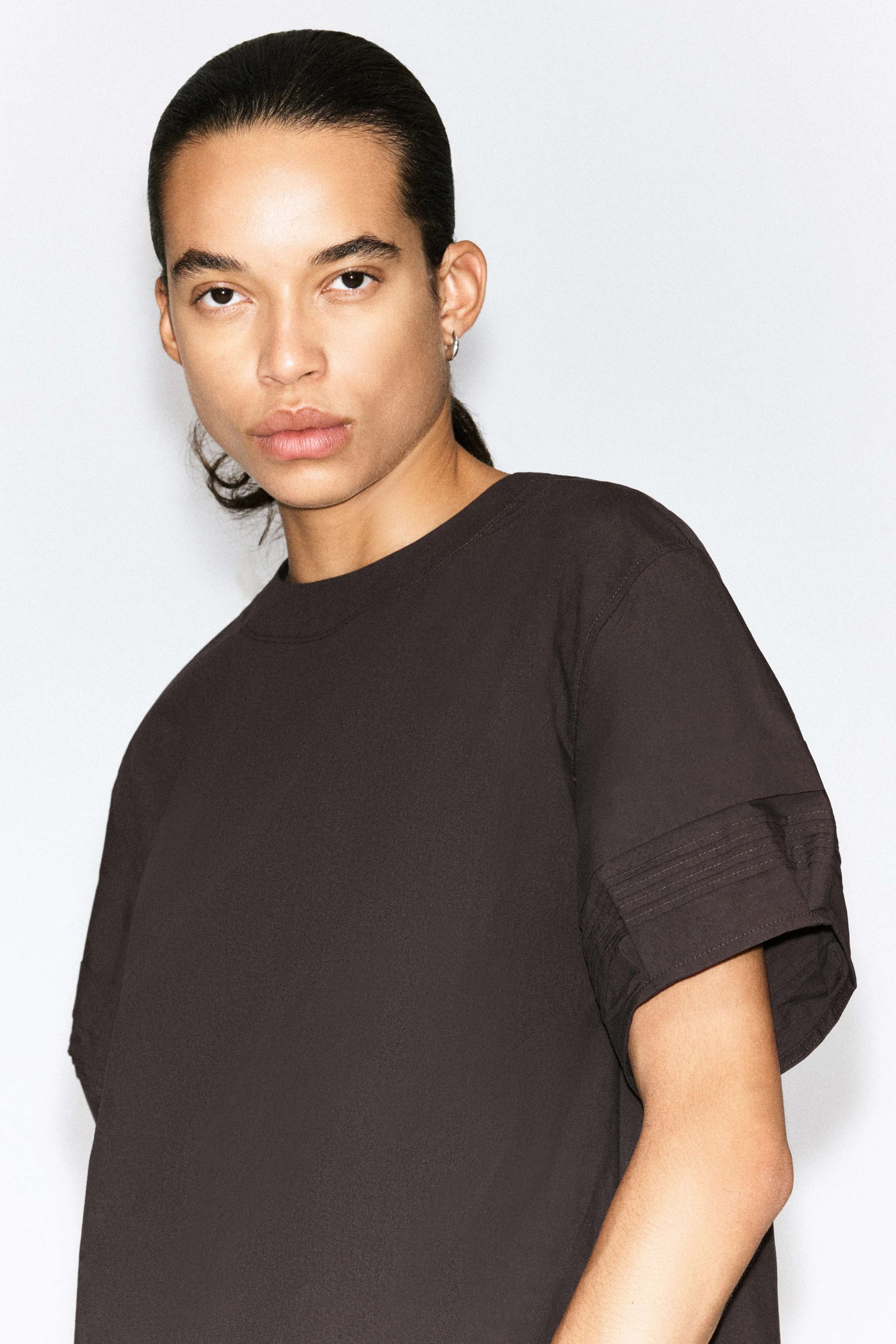PINTUCKED COTTON BLOUSE - 6