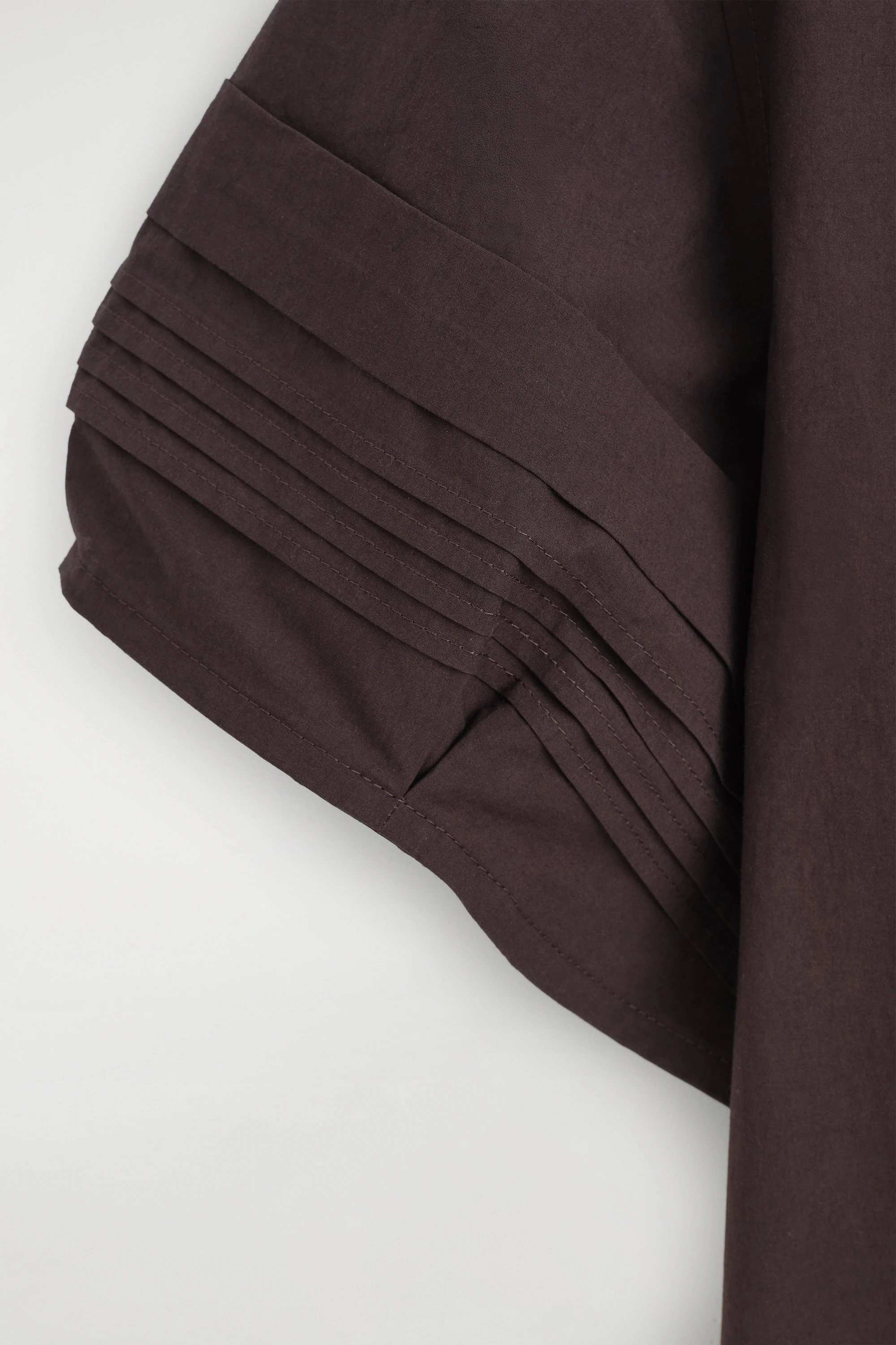 PINTUCKED COTTON BLOUSE - 8