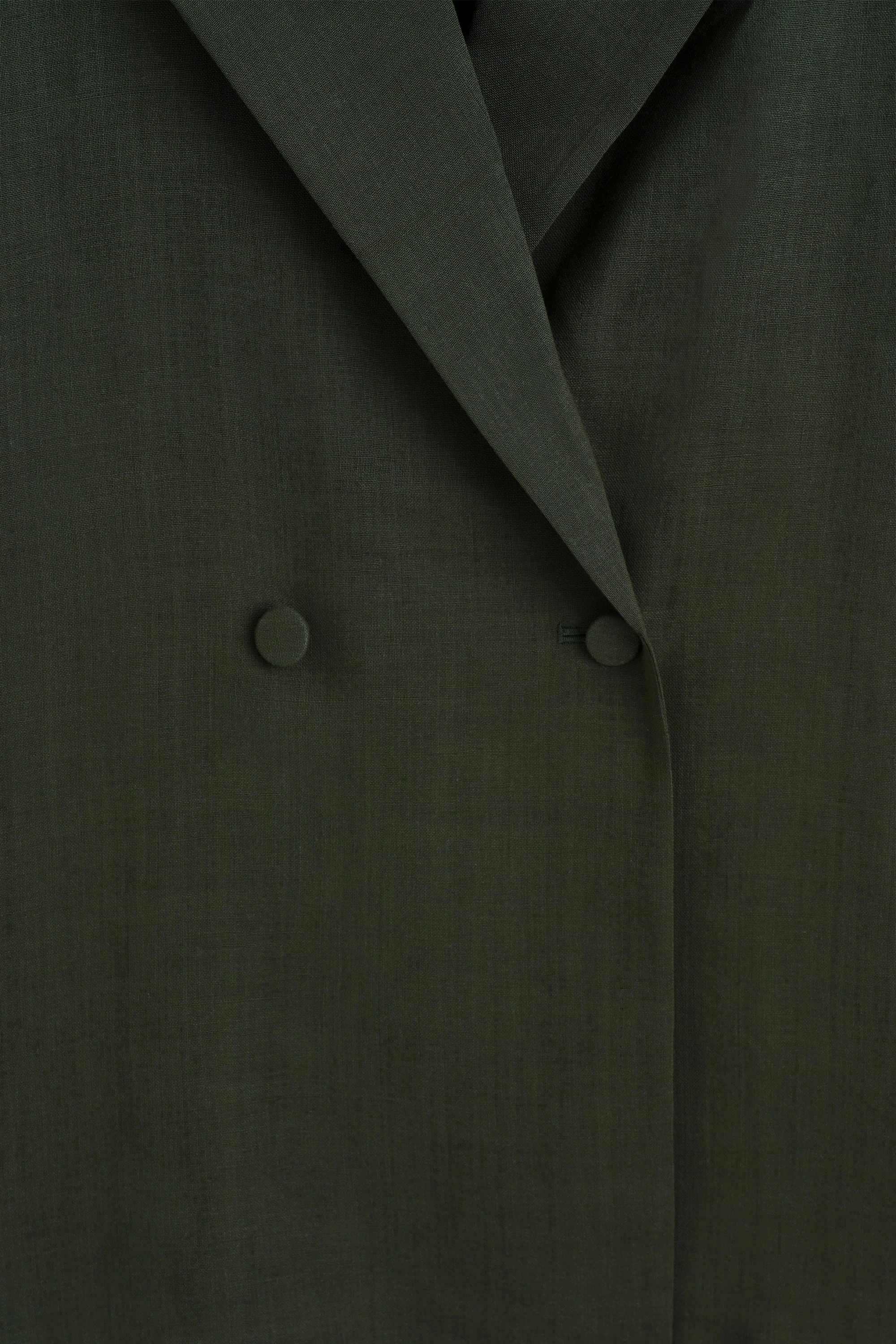 DOUBLE-BREASTED WOOL-BLEND SHIRT - 8