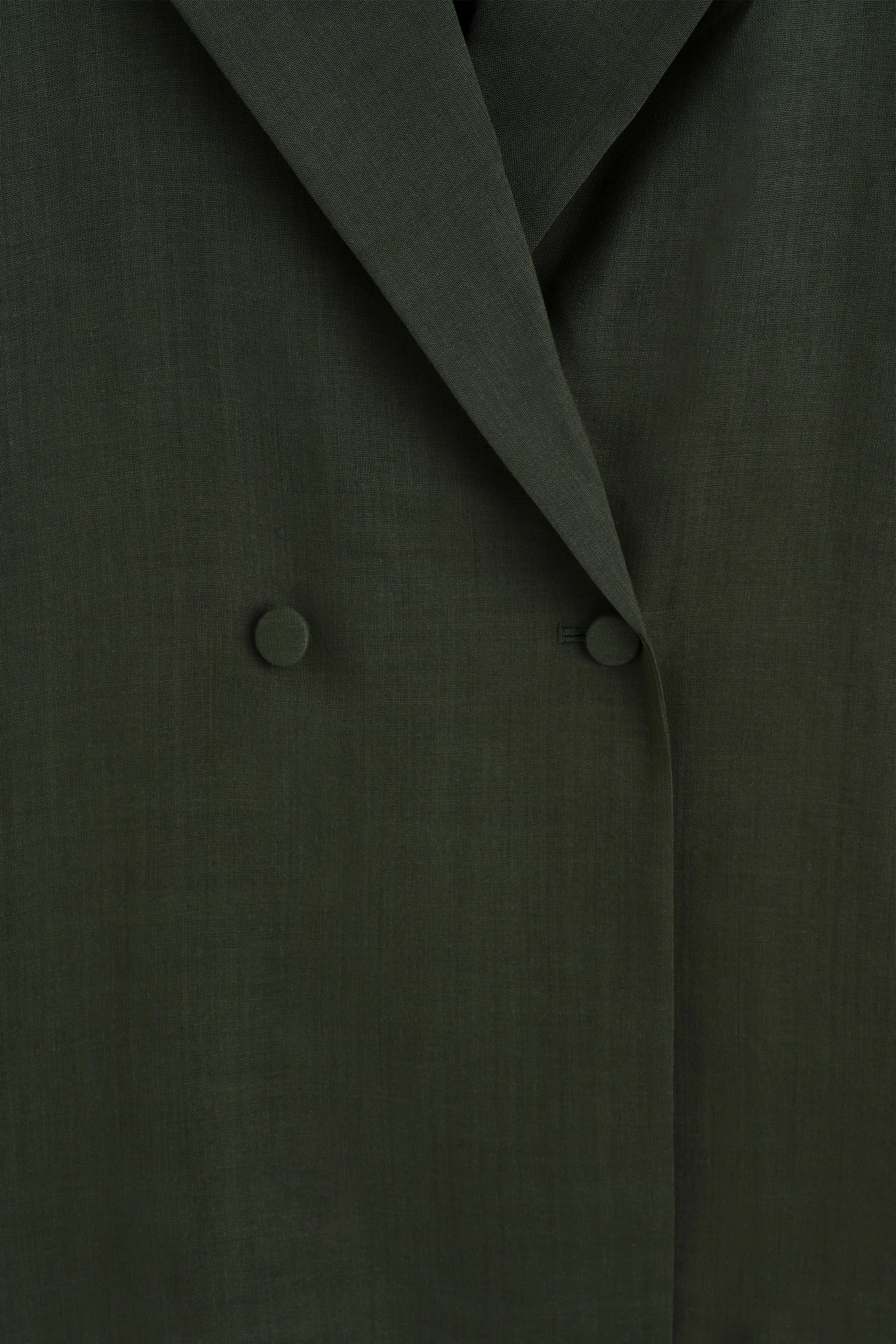 DOUBLE-BREASTED WOOL-BLEND SHIRT - 8
