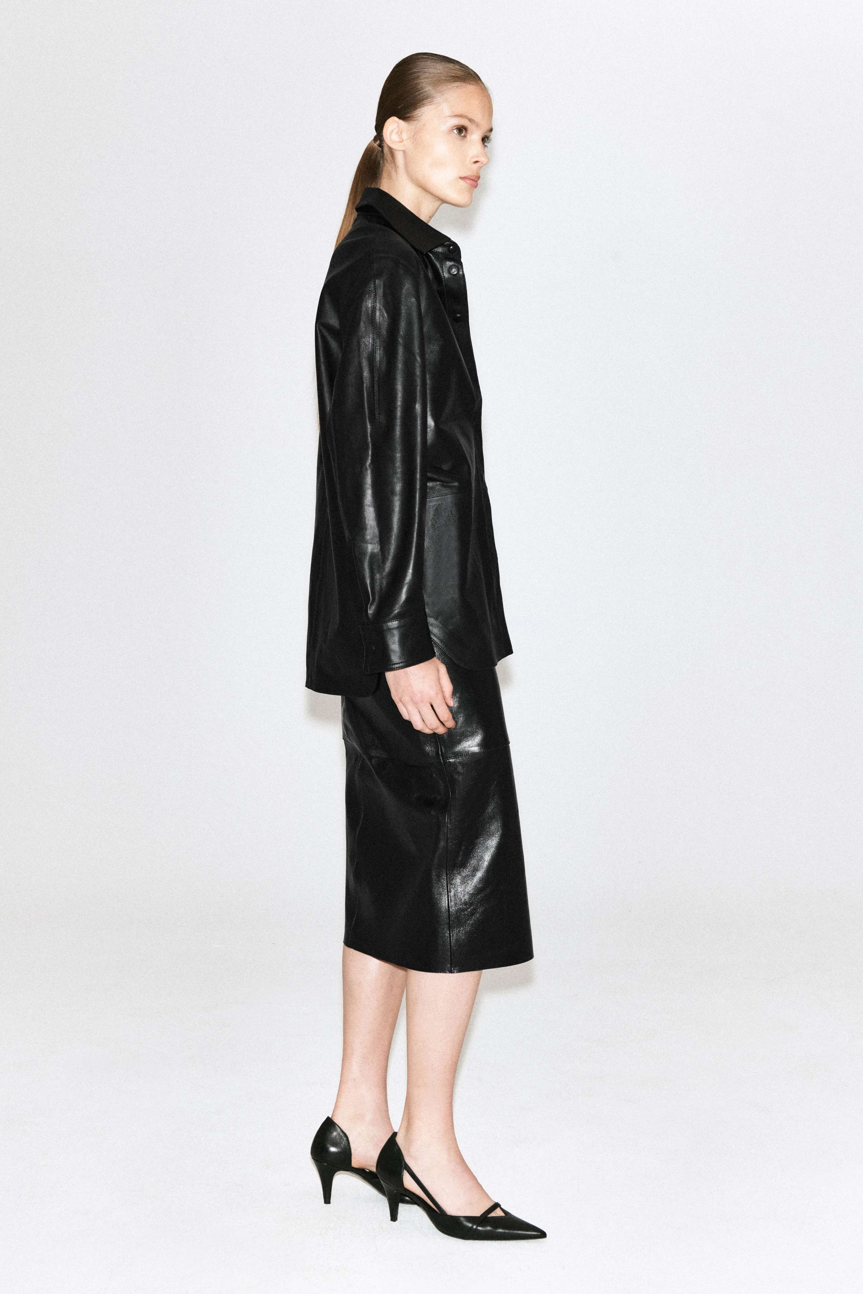 LEATHER SHIRT - 5