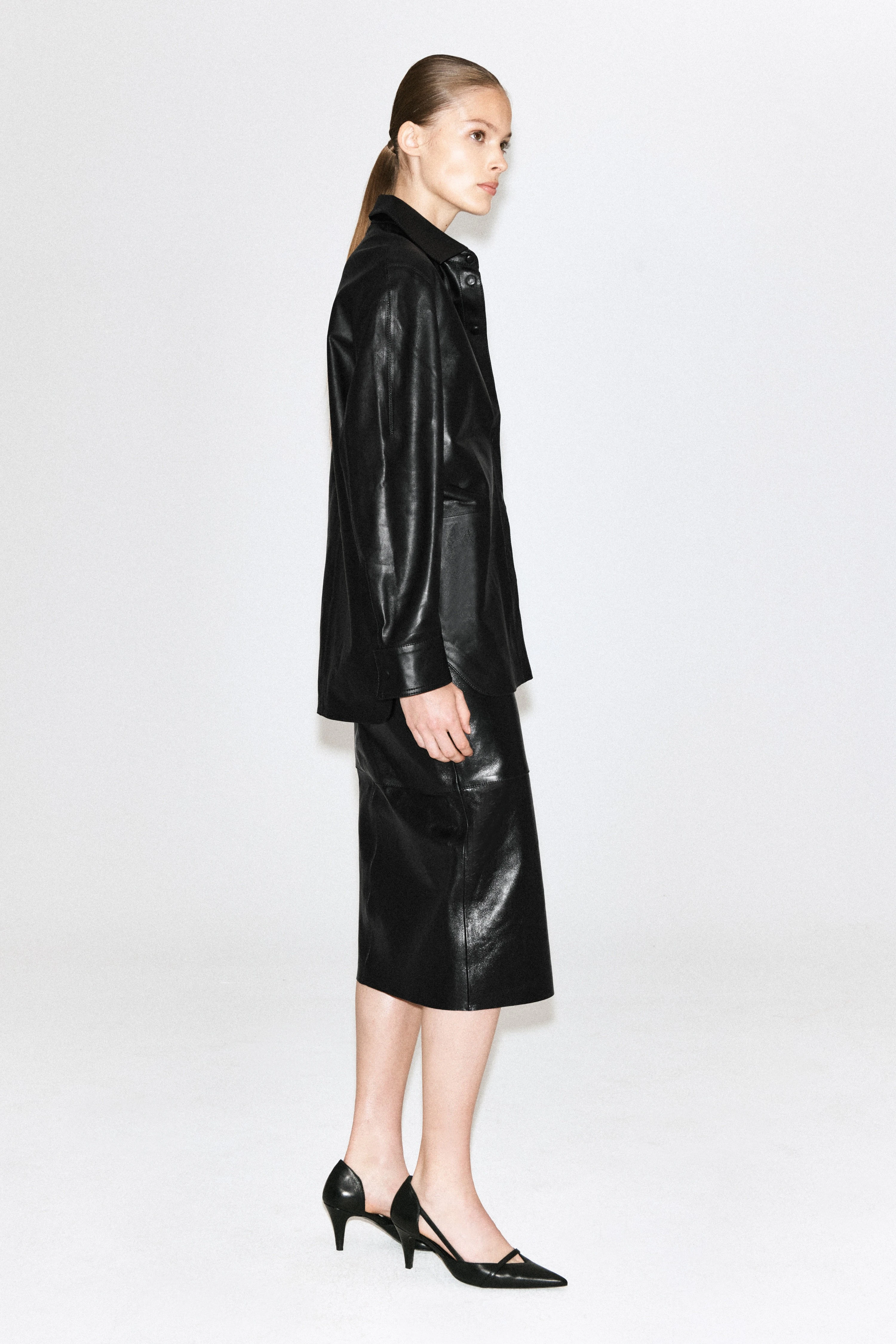 LEATHER SHIRT - 5