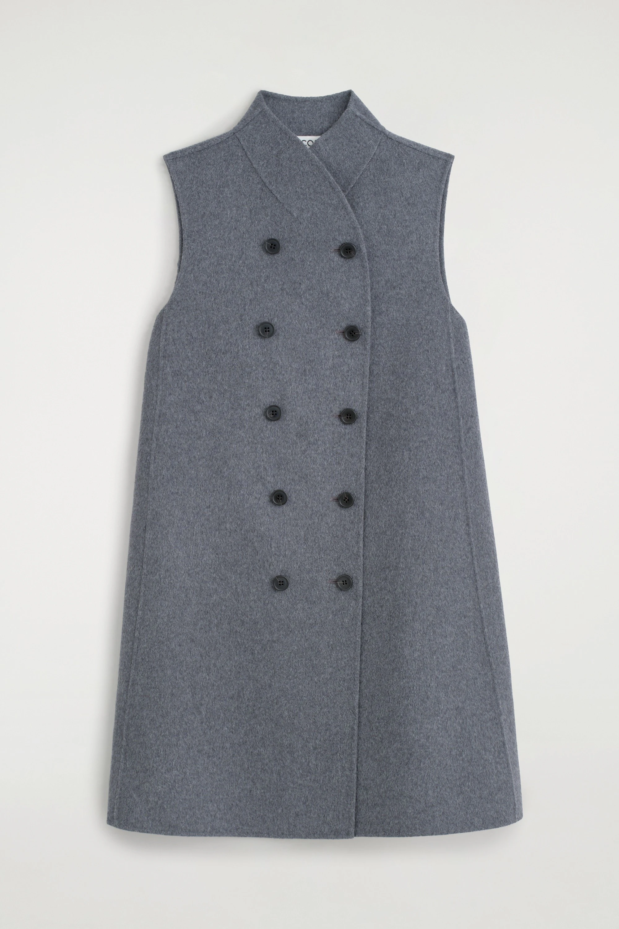 DOUBLE-FACED WOOL-BLEND MINI DRESS - 6