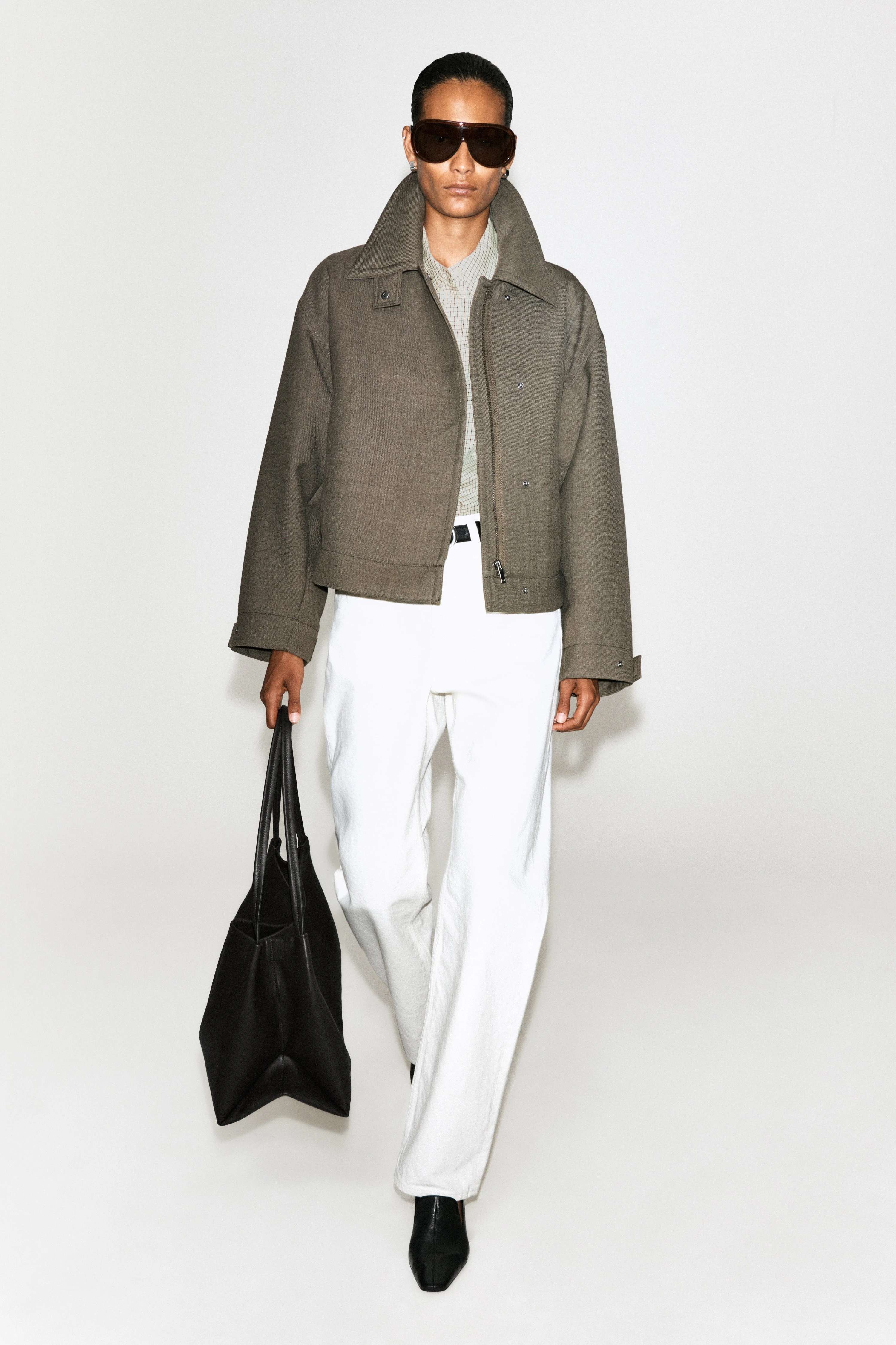 ROUNDED WOOL-BLEND TRENCH JACKET - 3