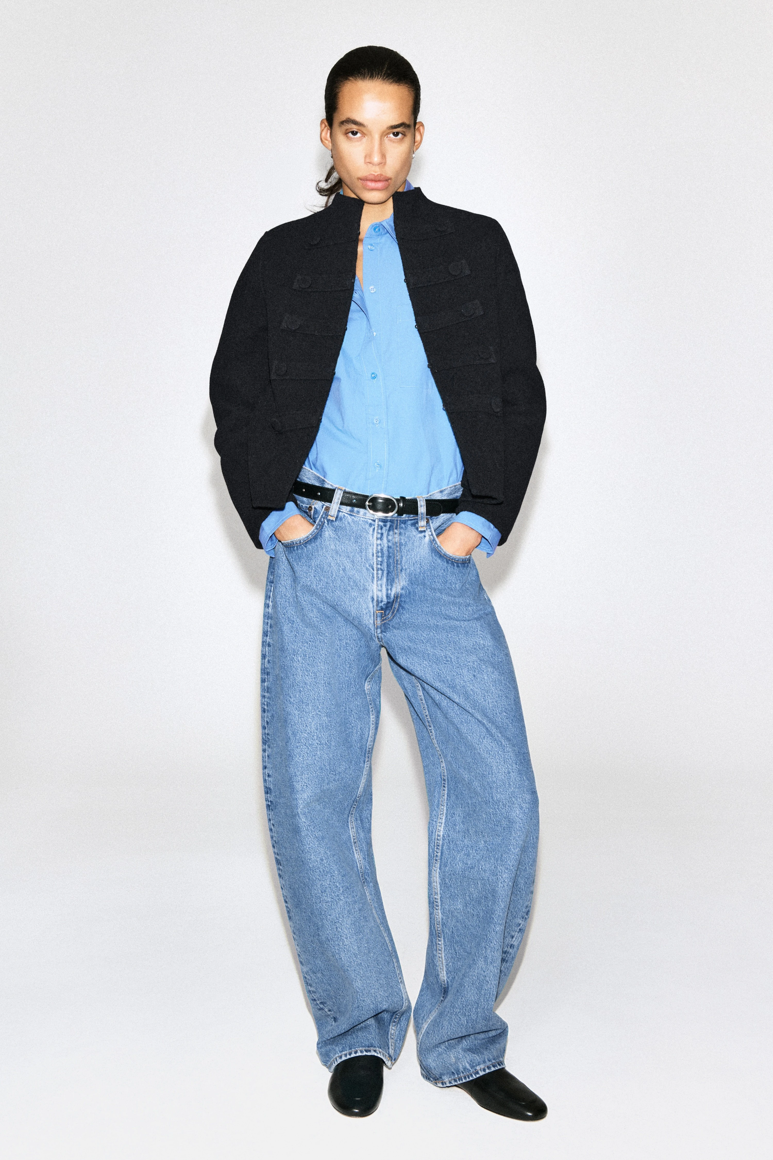 INLET CURVED-LEG JEANS - 3