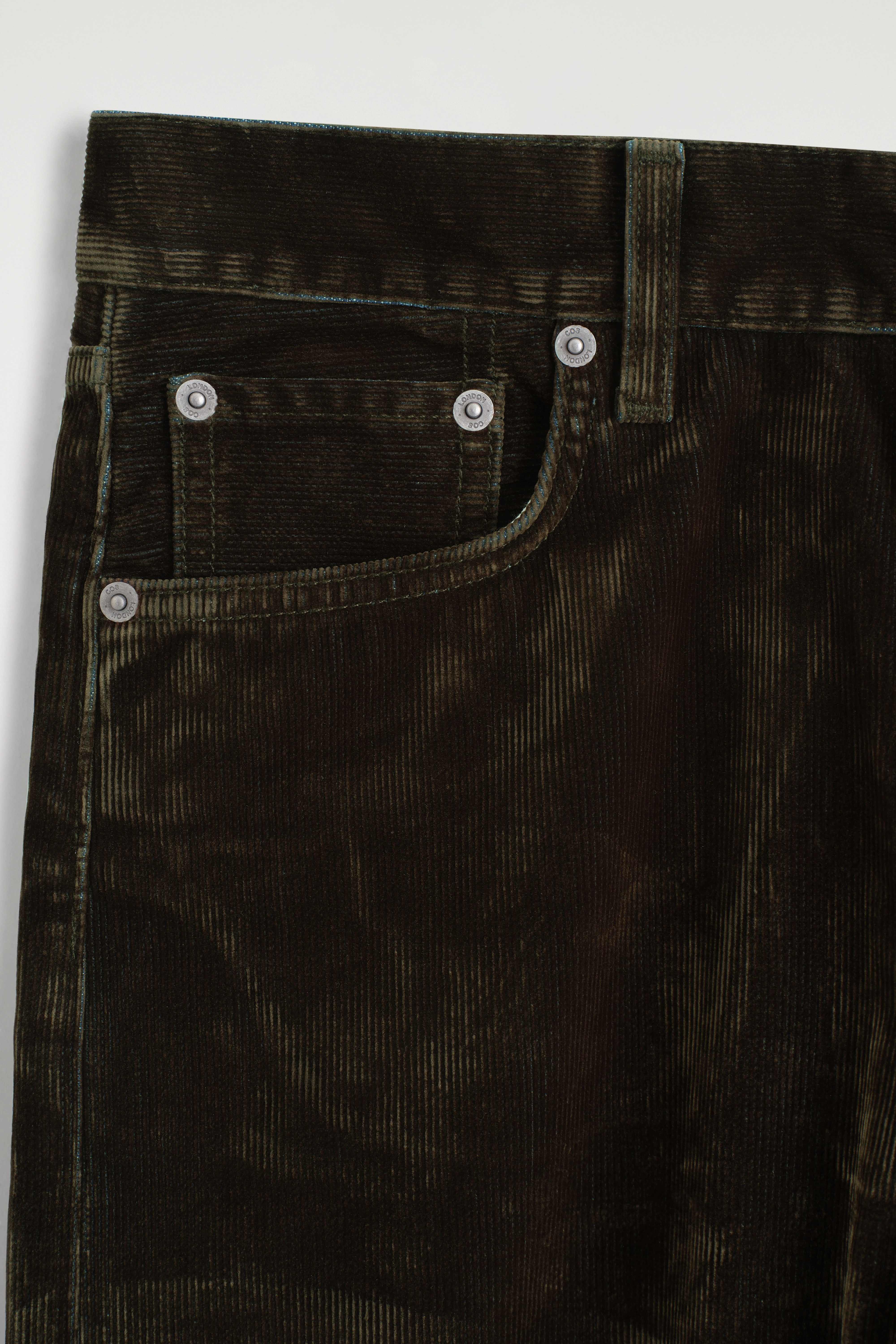 CORDUROY STRAIGHT-LEG JEANS - 7