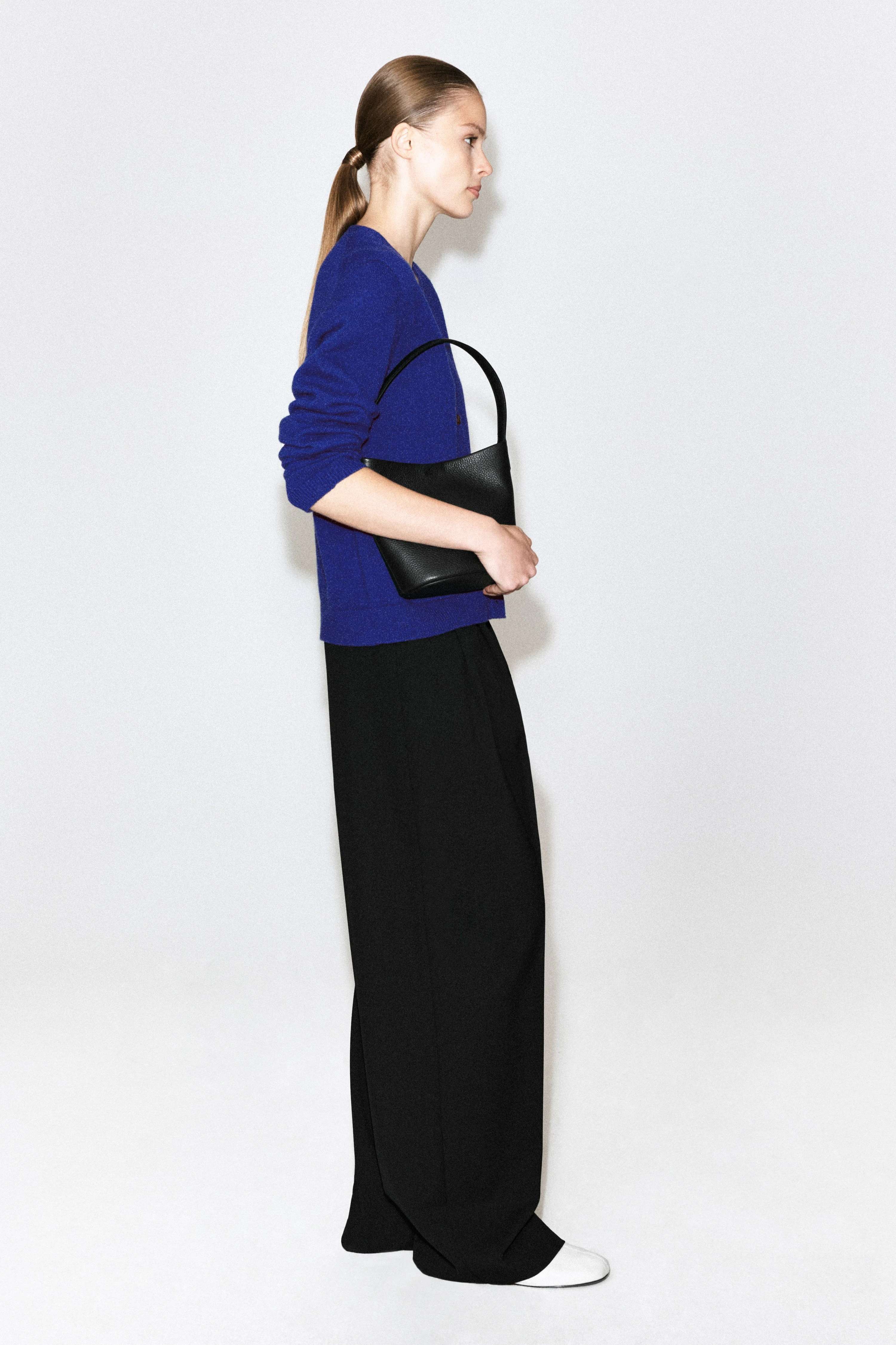 MERINO WOOL V-NECK CARDIGAN - 5