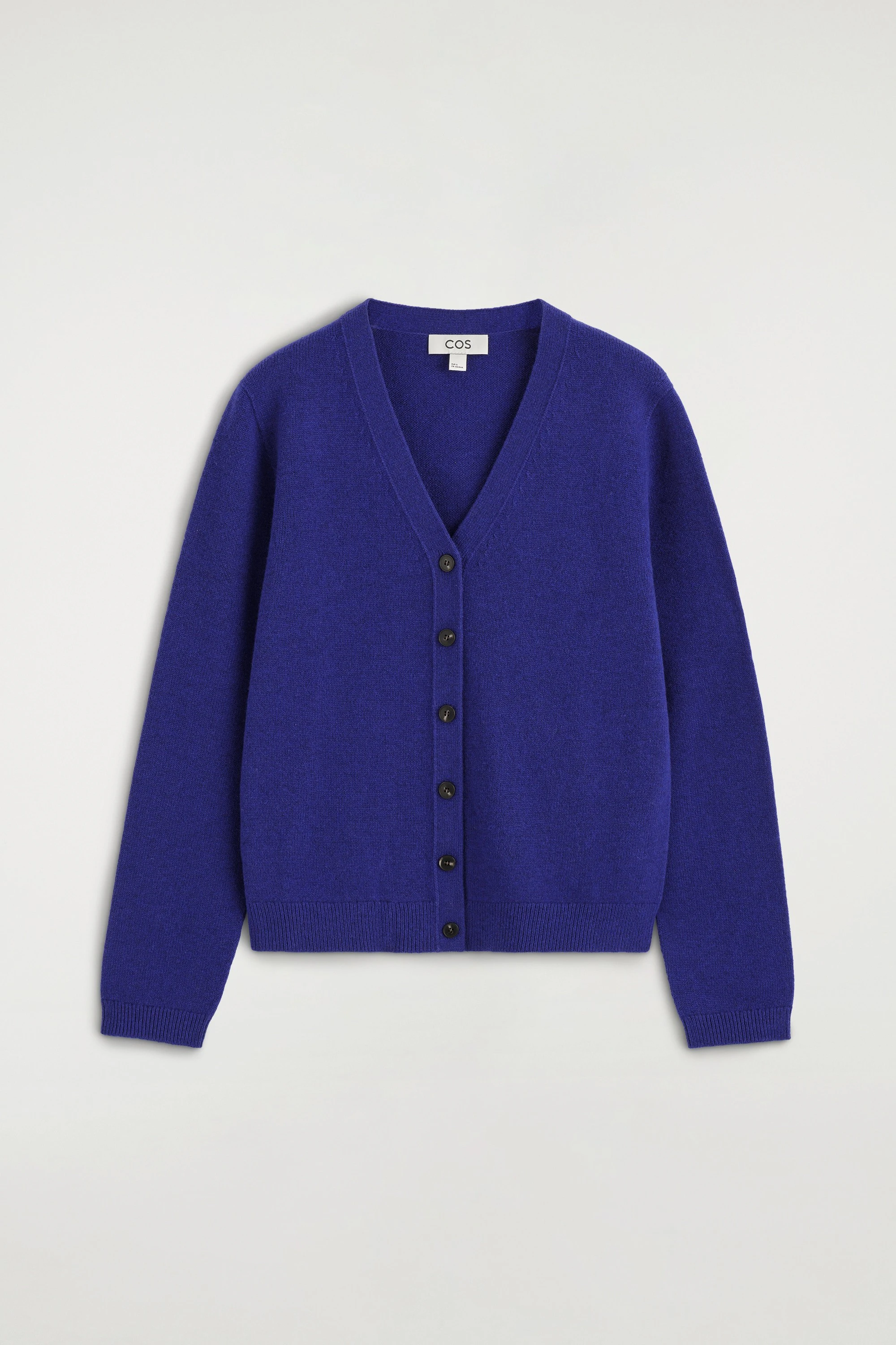 MERINO WOOL V-NECK CARDIGAN - 7