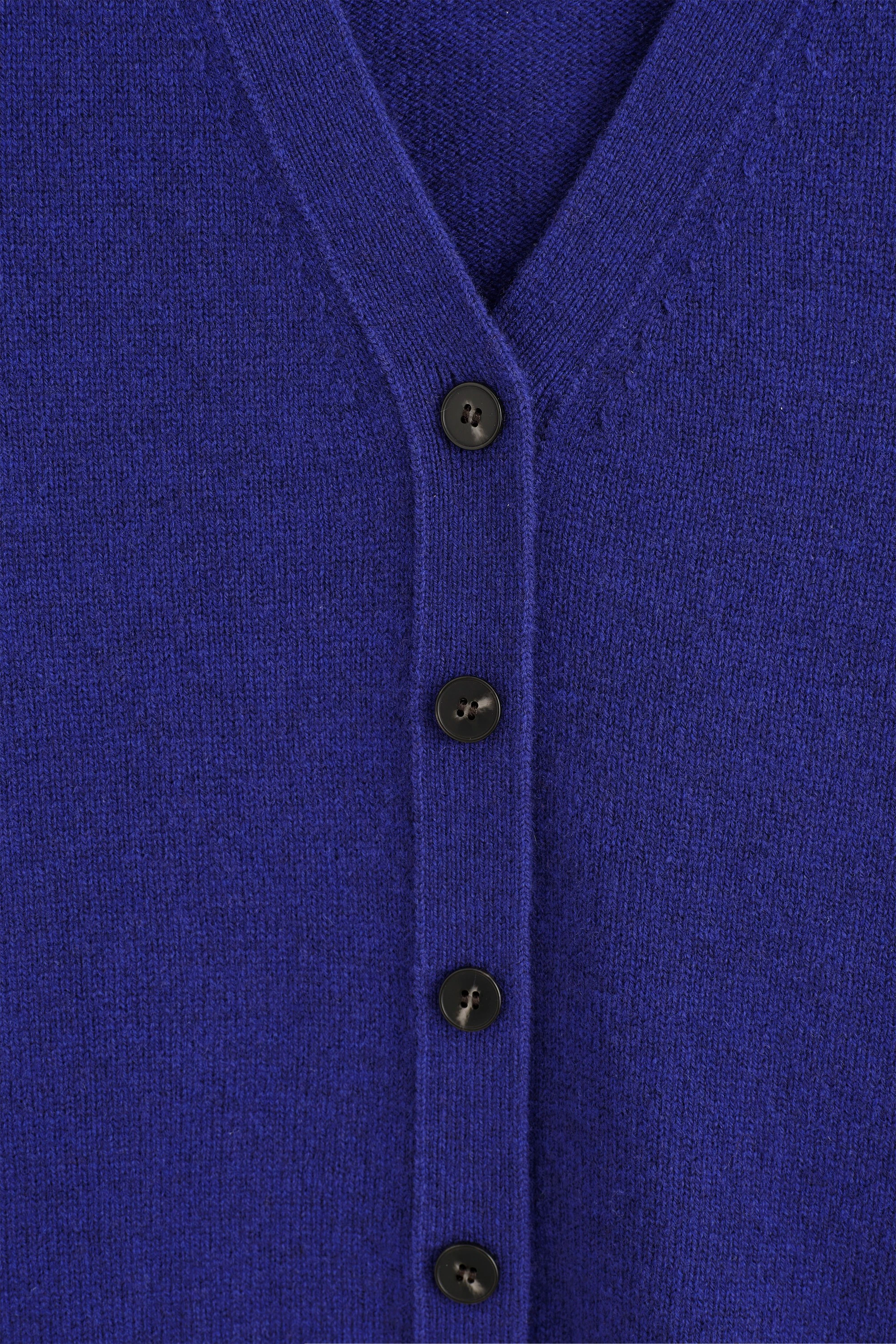MERINO WOOL V-NECK CARDIGAN - 8