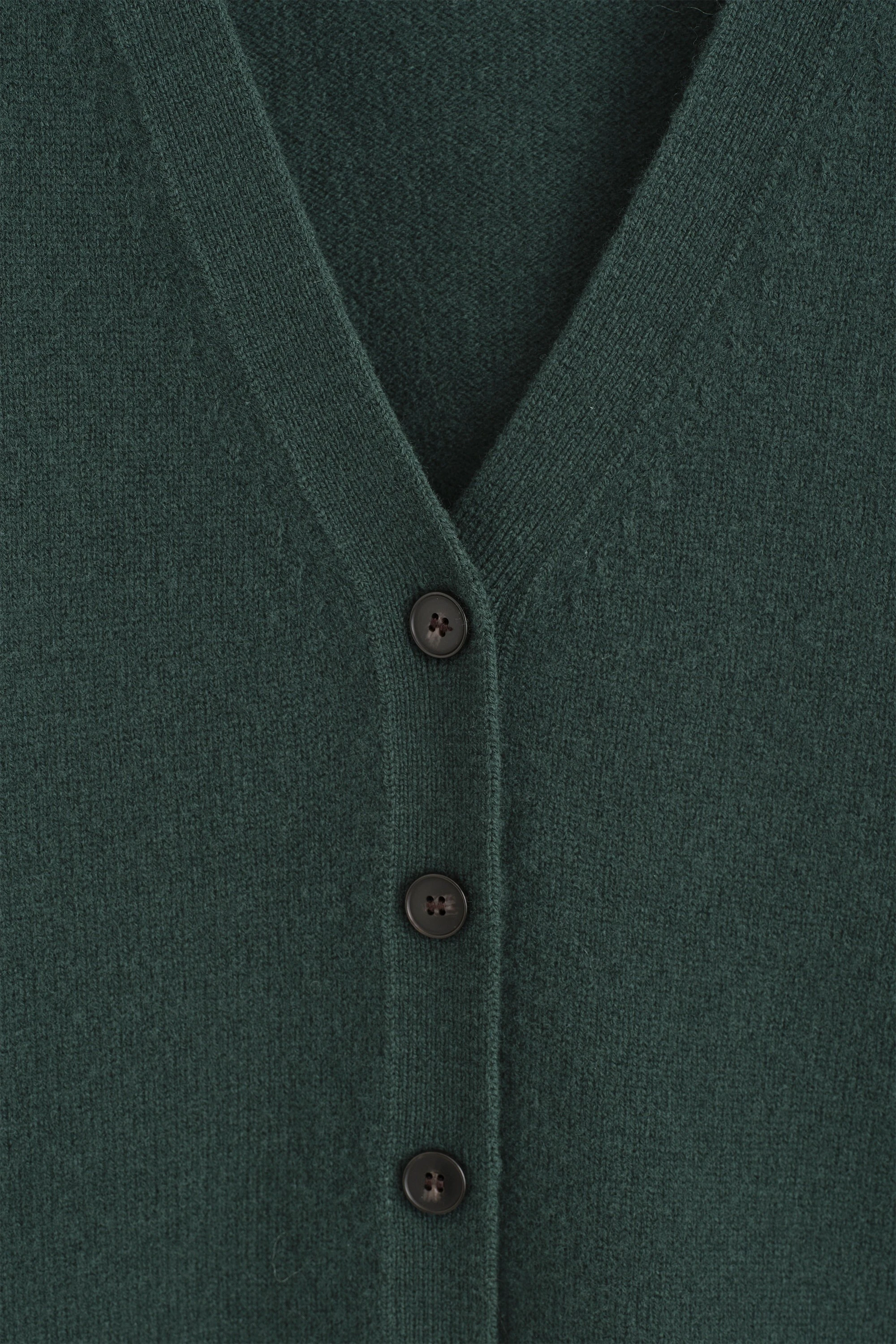 MERINO WOOL V-NECK CARDIGAN - 8