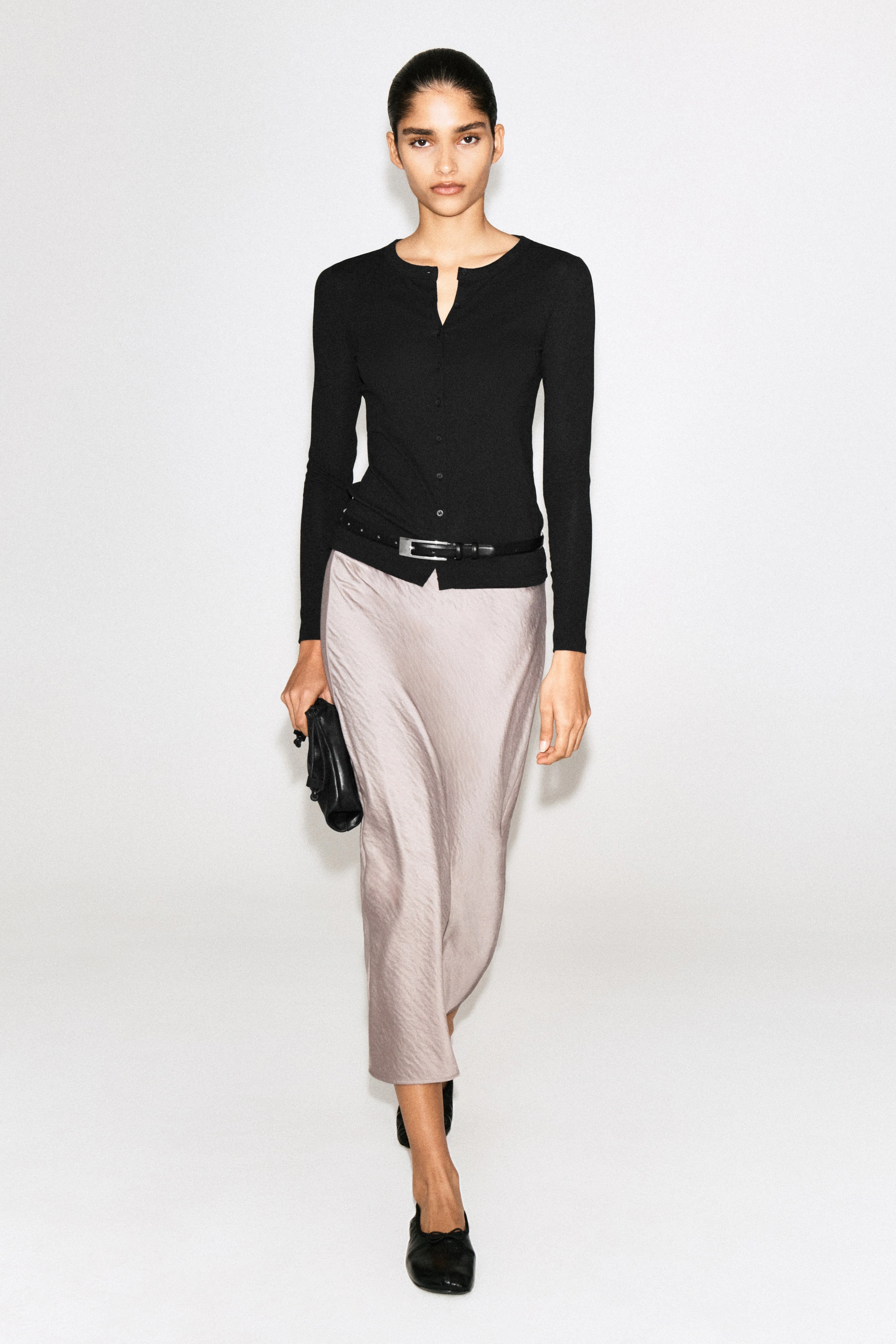 JERSEY CARDIGAN TOP - 4