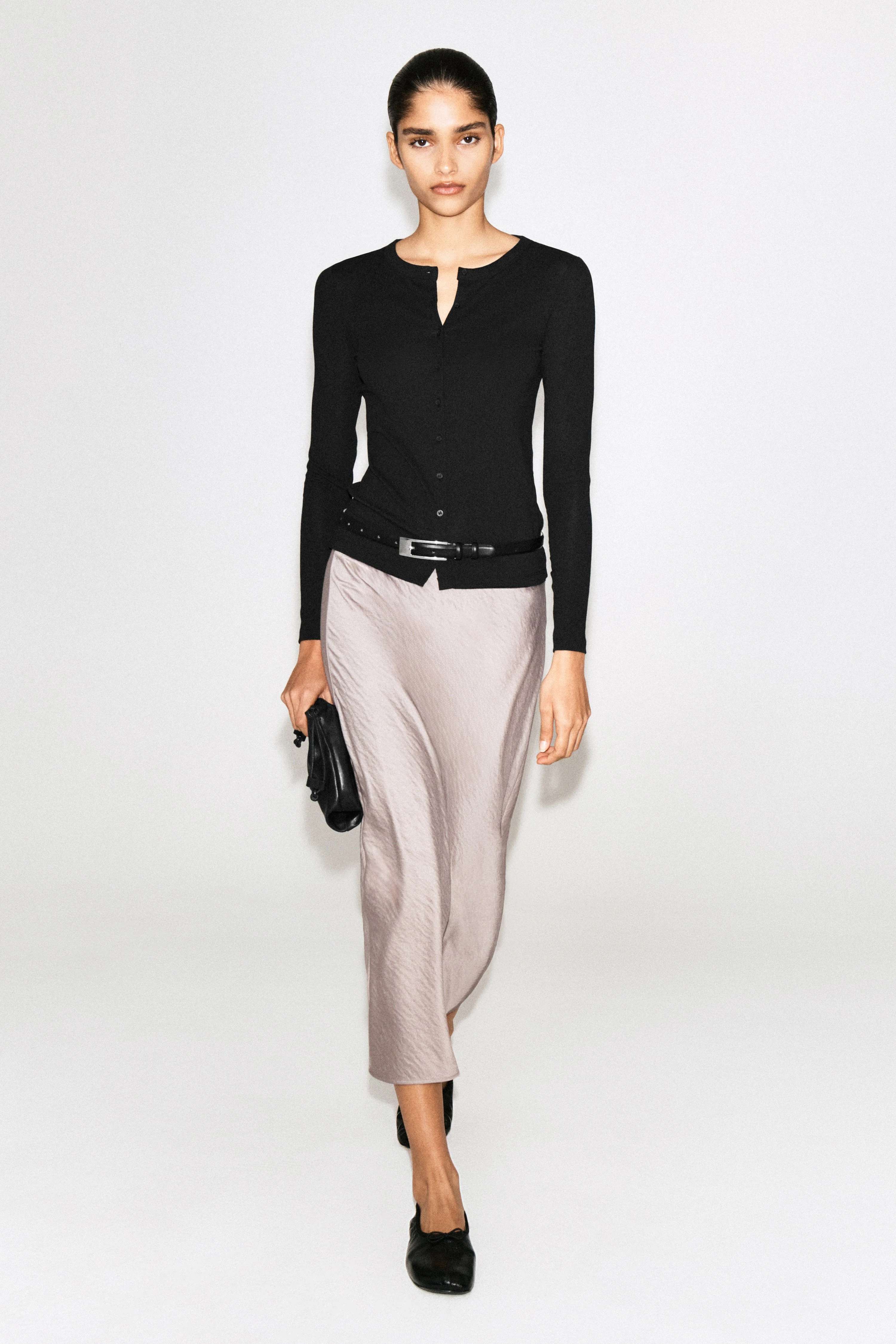 JERSEY CARDIGAN TOP - 4