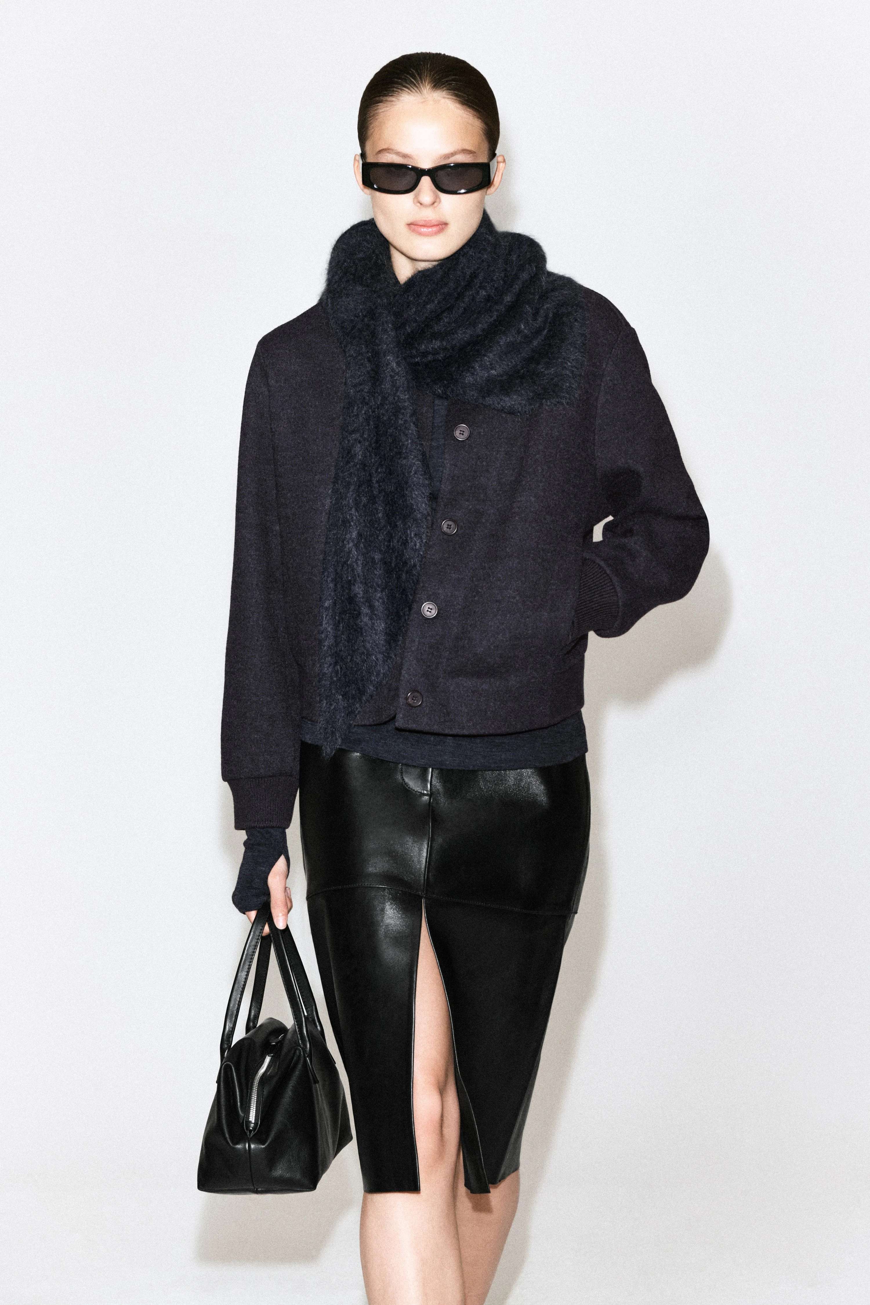 BOILED WOOL-BLEND BOMBER JACKET - 3
