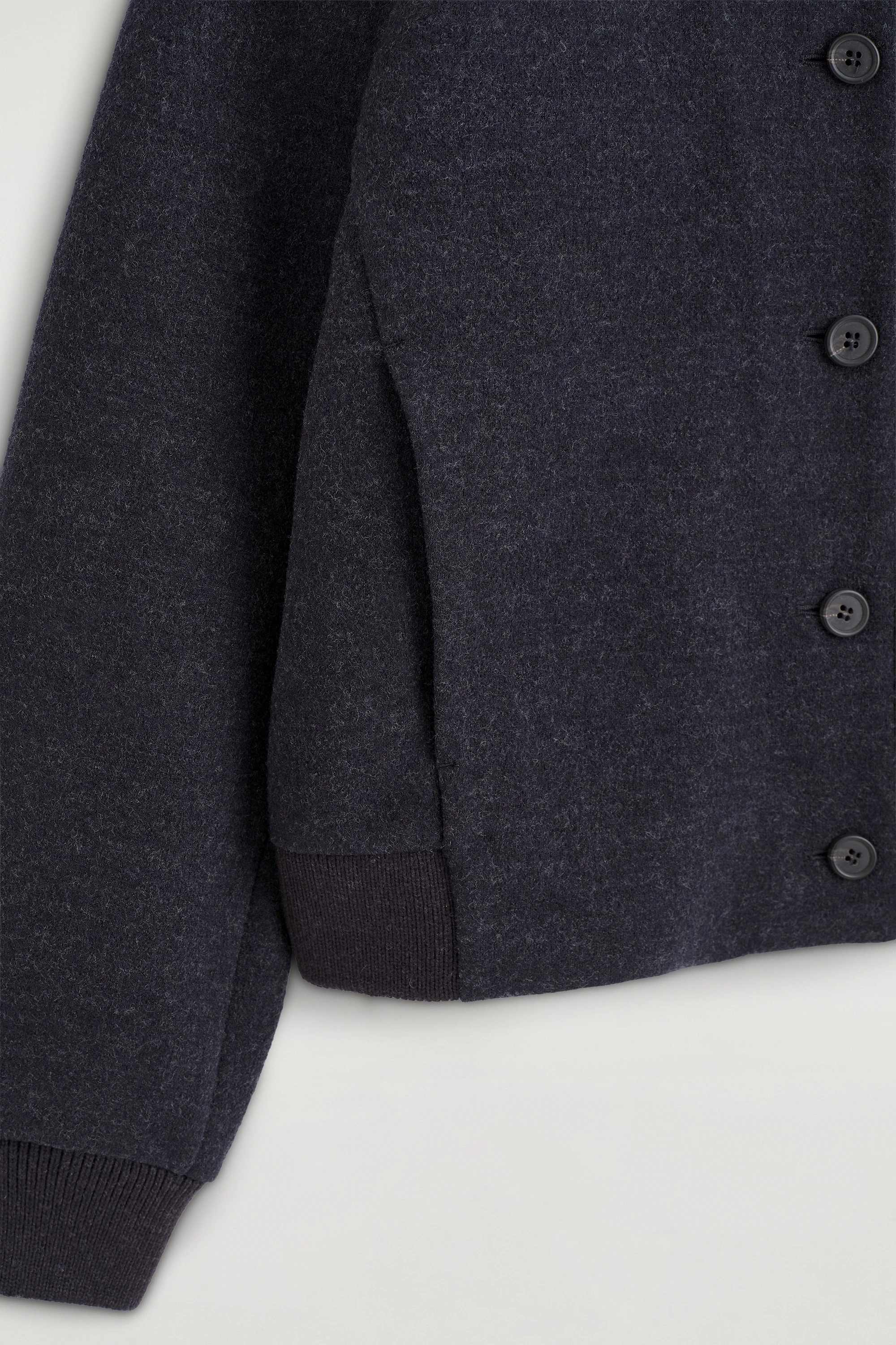 BOILED WOOL-BLEND BOMBER JACKET - 9