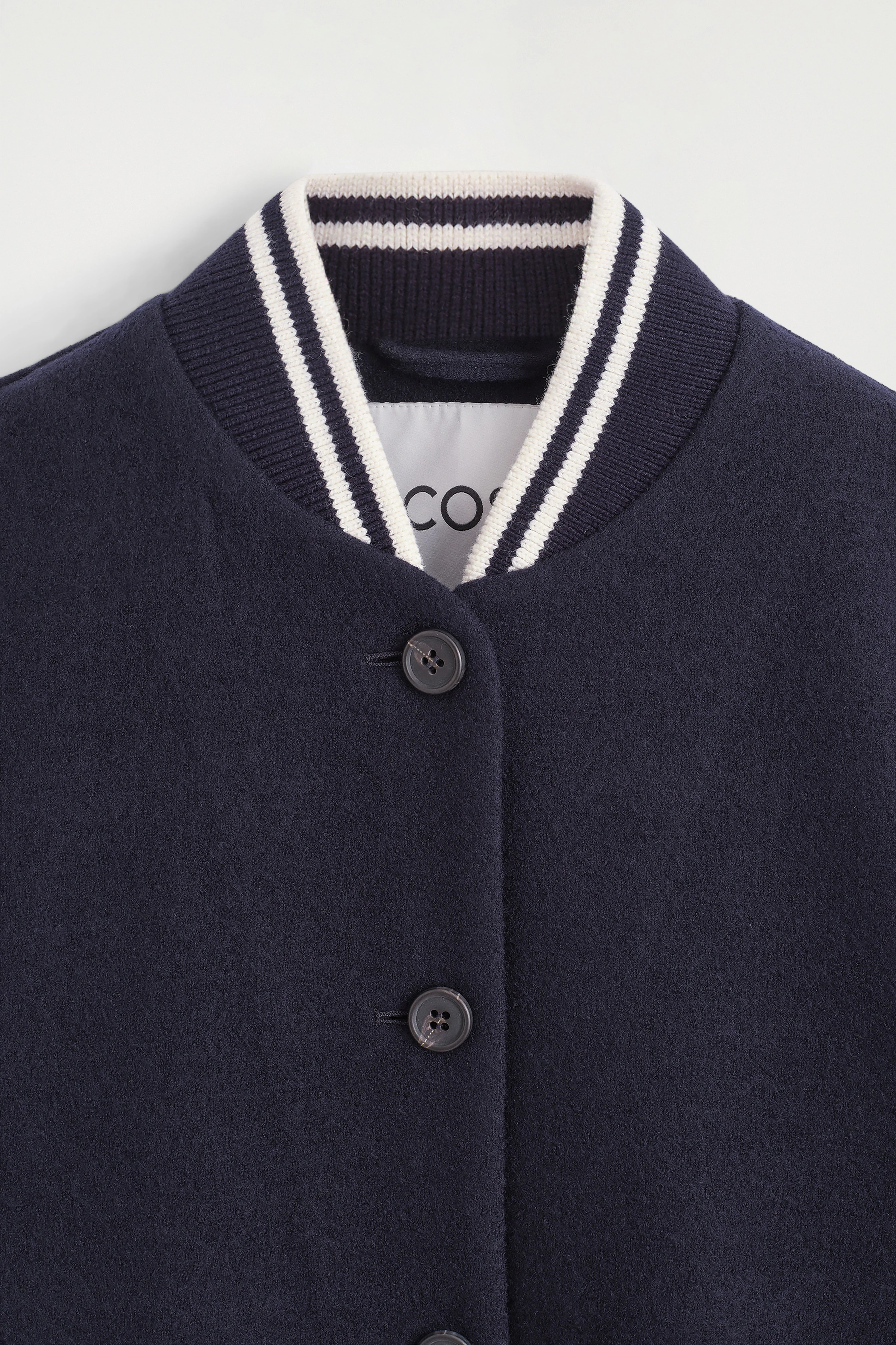 BOILED WOOL-BLEND BOMBER JACKET - 9