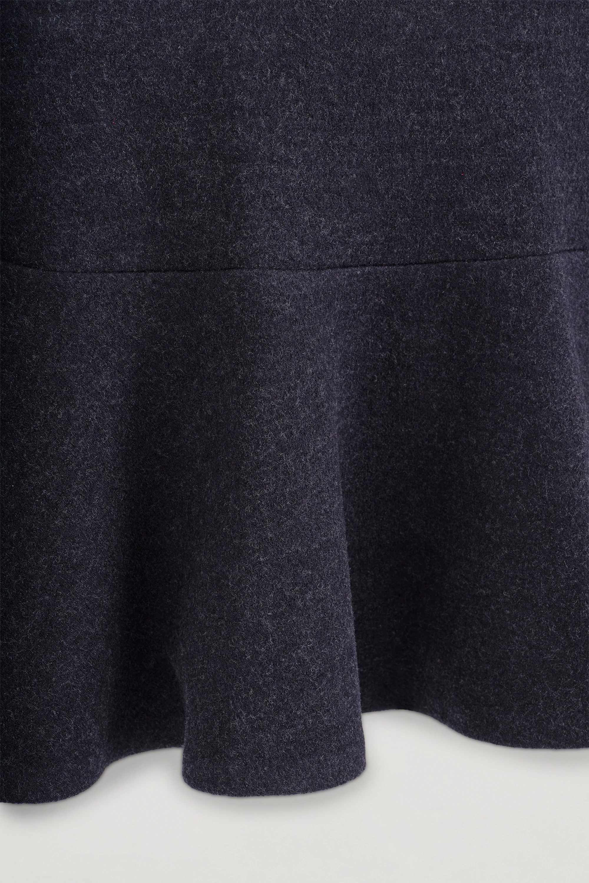 BOILED WOOL-BLEND MINI SKIRT - 7
