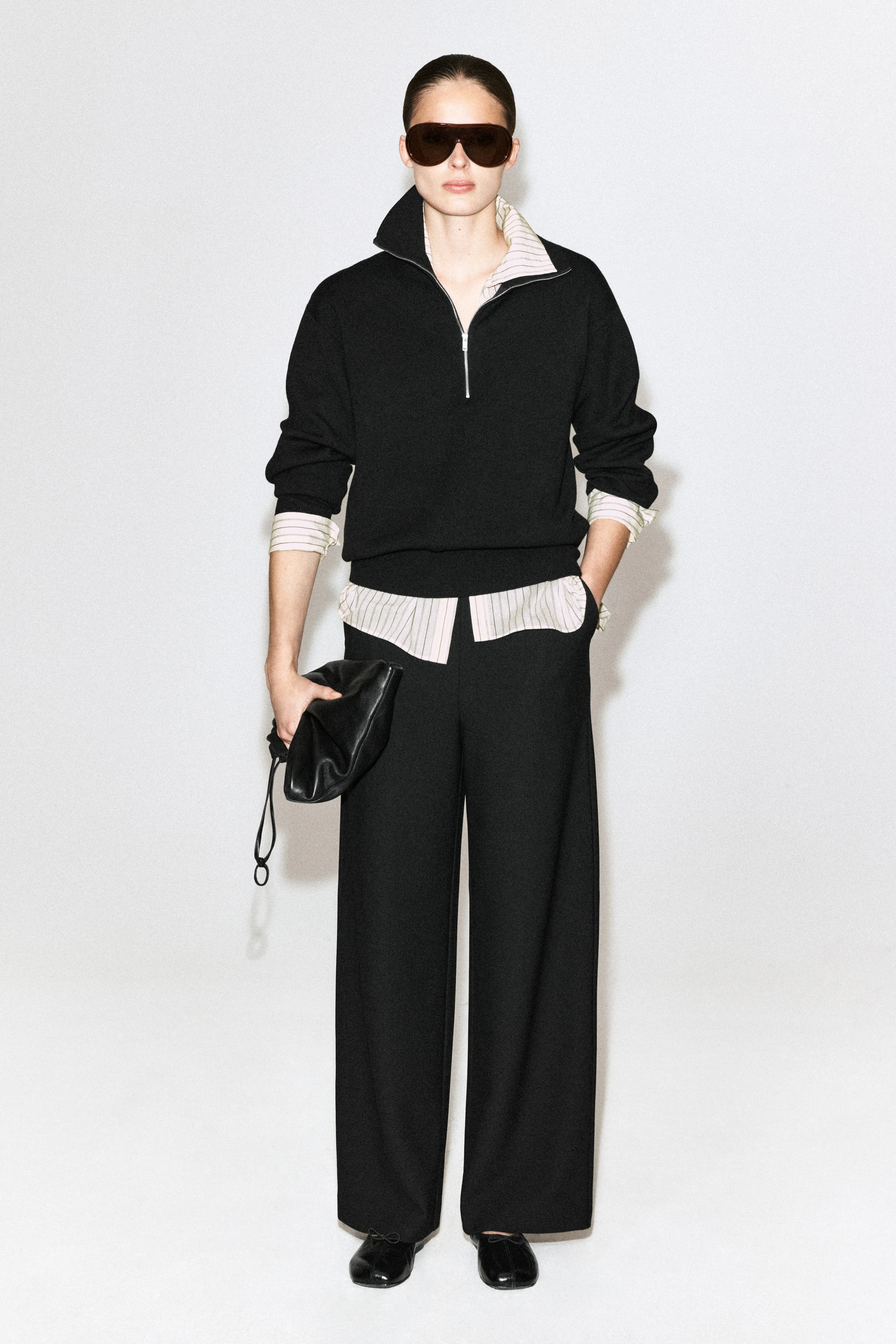 CREPE-JERSEY WIDE-LEG TROUSERS - 3