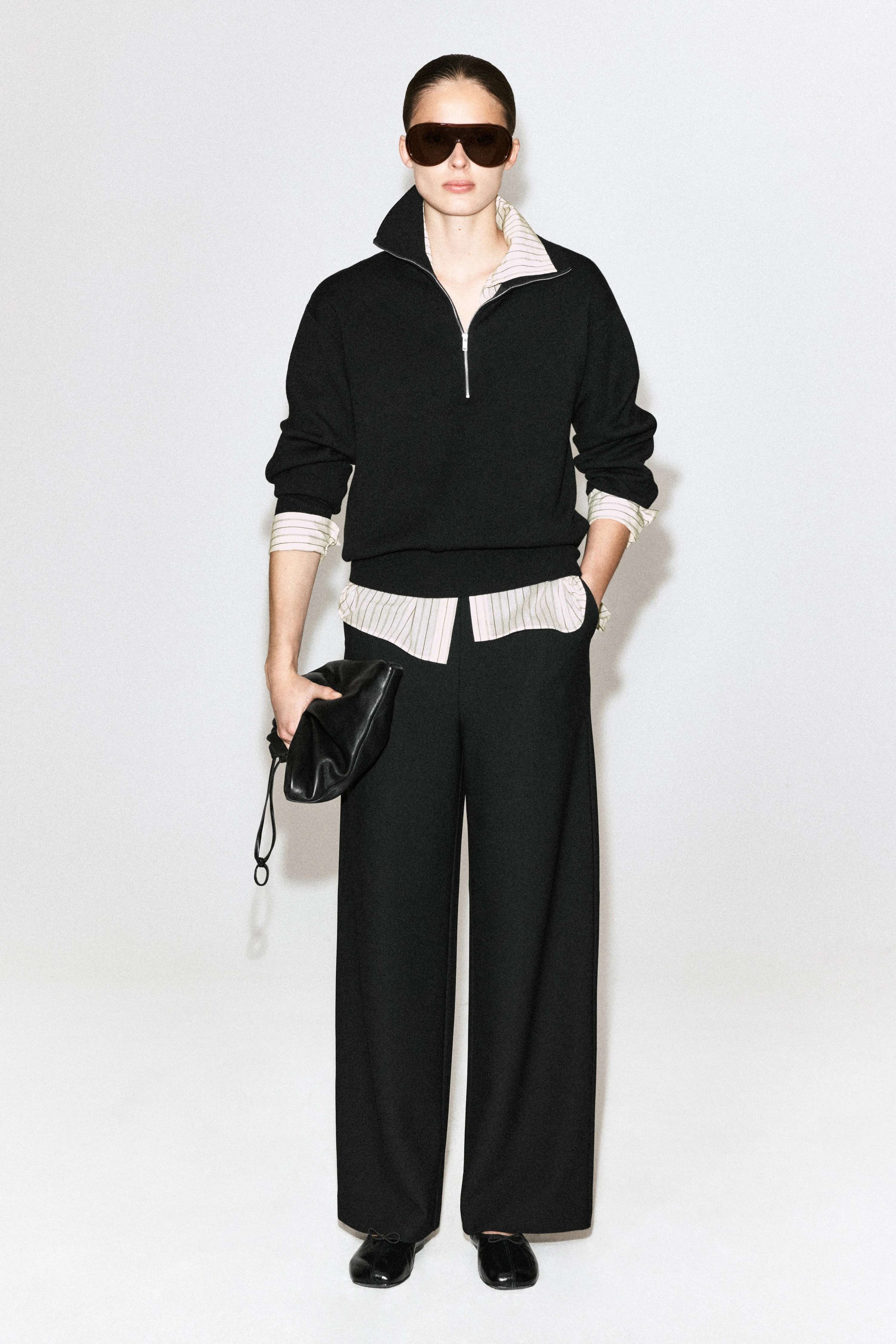 CREPE-JERSEY WIDE-LEG TROUSERS - 3