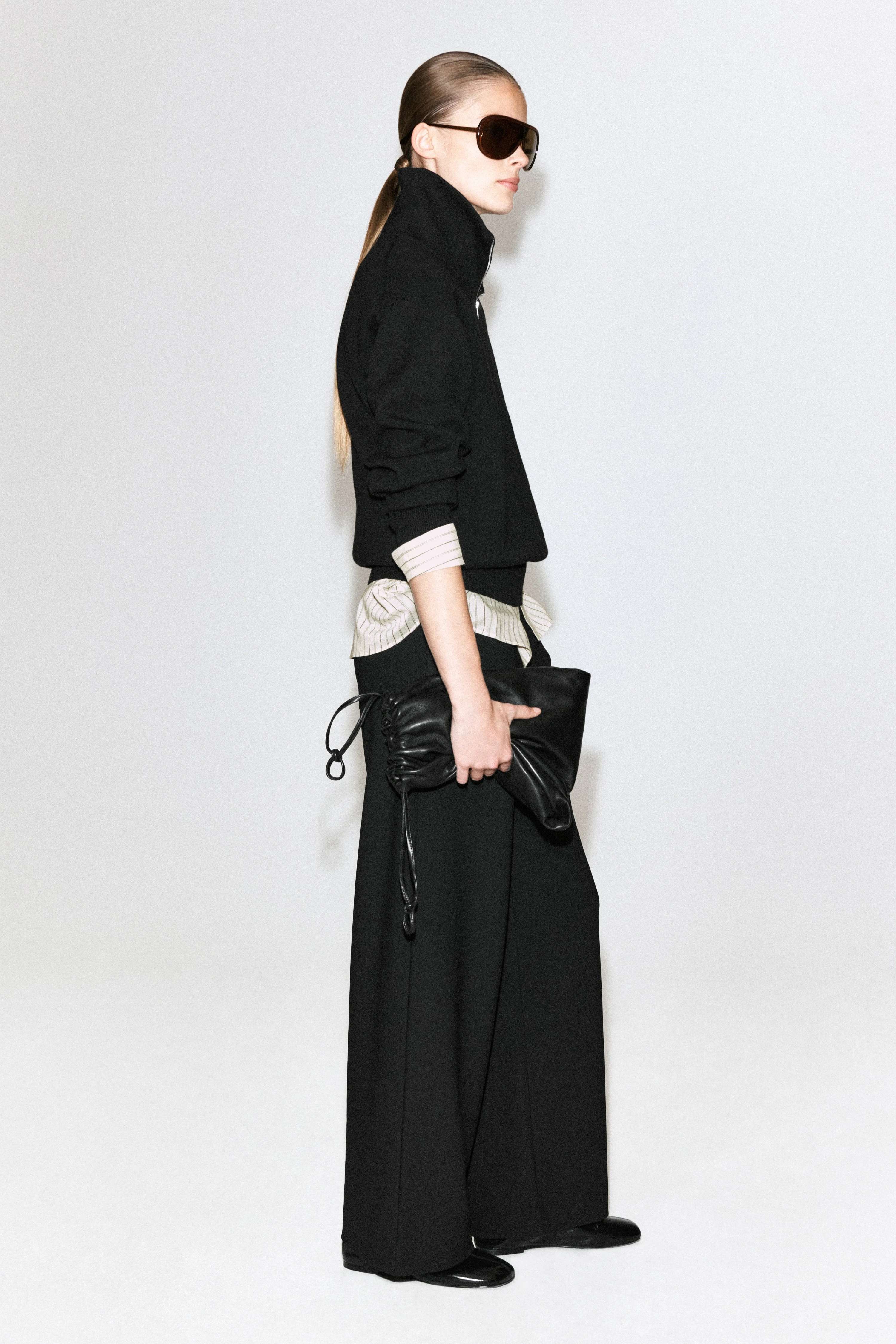 CREPE-JERSEY WIDE-LEG TROUSERS - 4