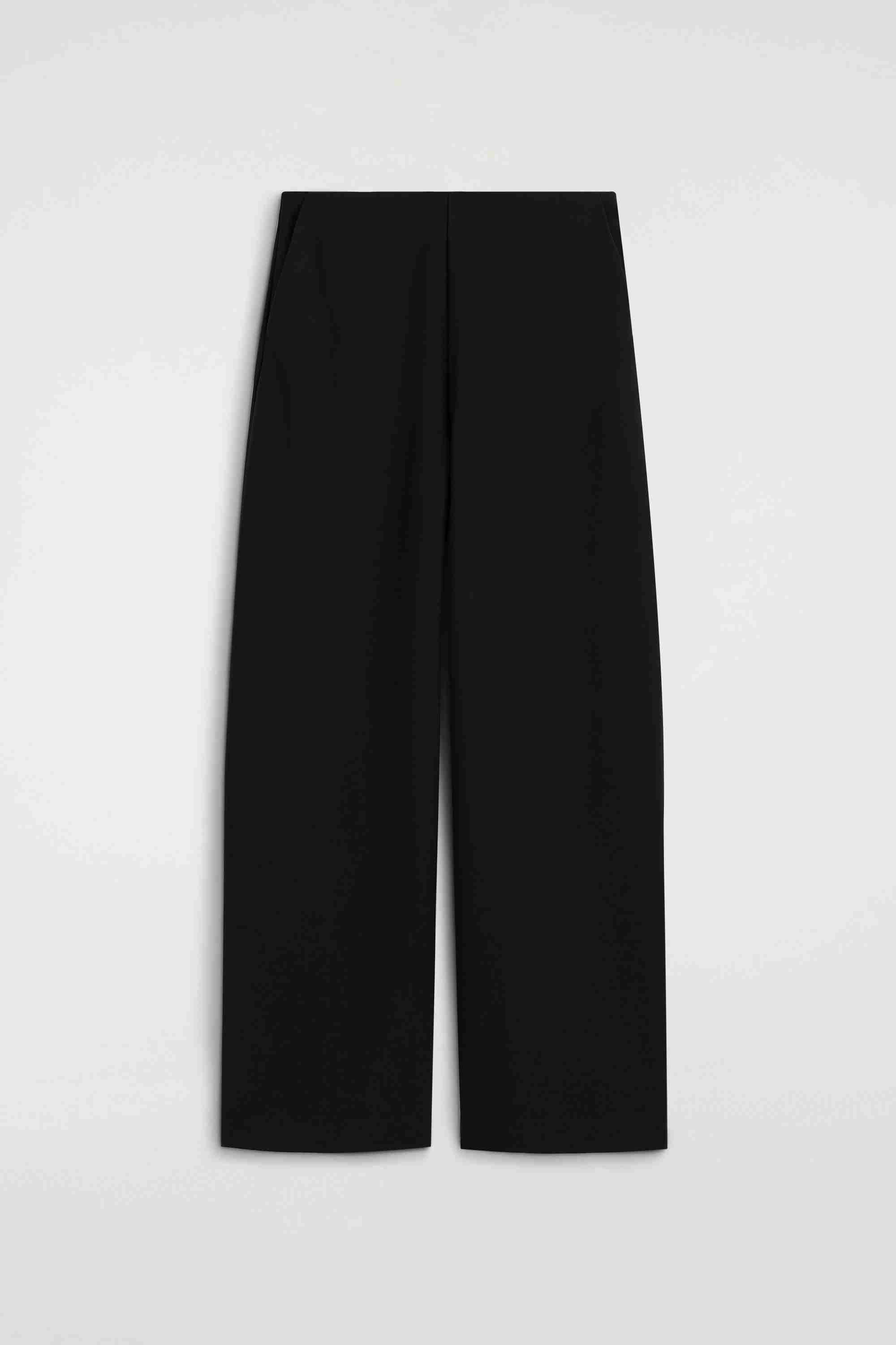 CREPE-JERSEY WIDE-LEG TROUSERS - 6