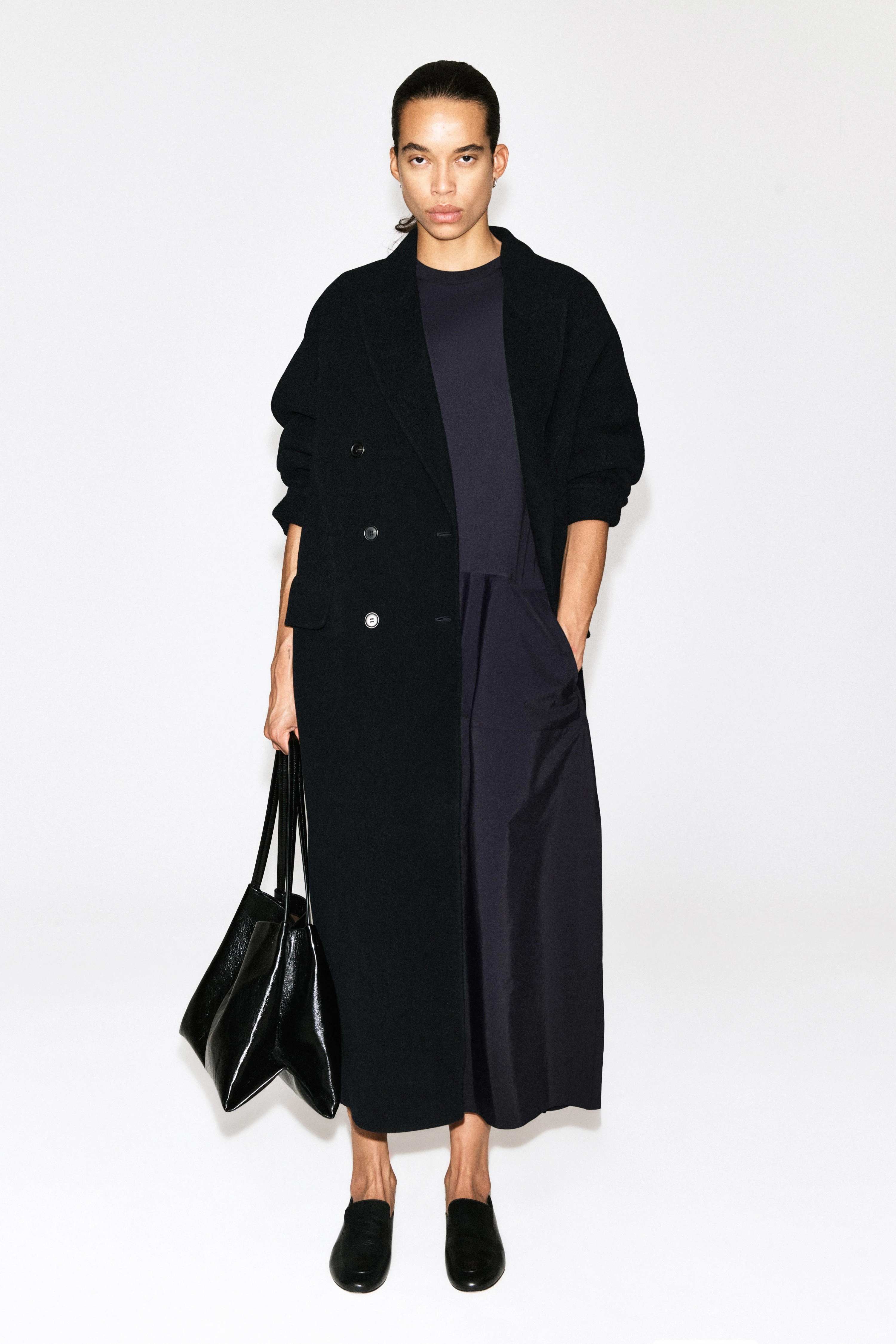 DROPPED-WAIST CONTRAST-PANEL MIDI DRESS - 3