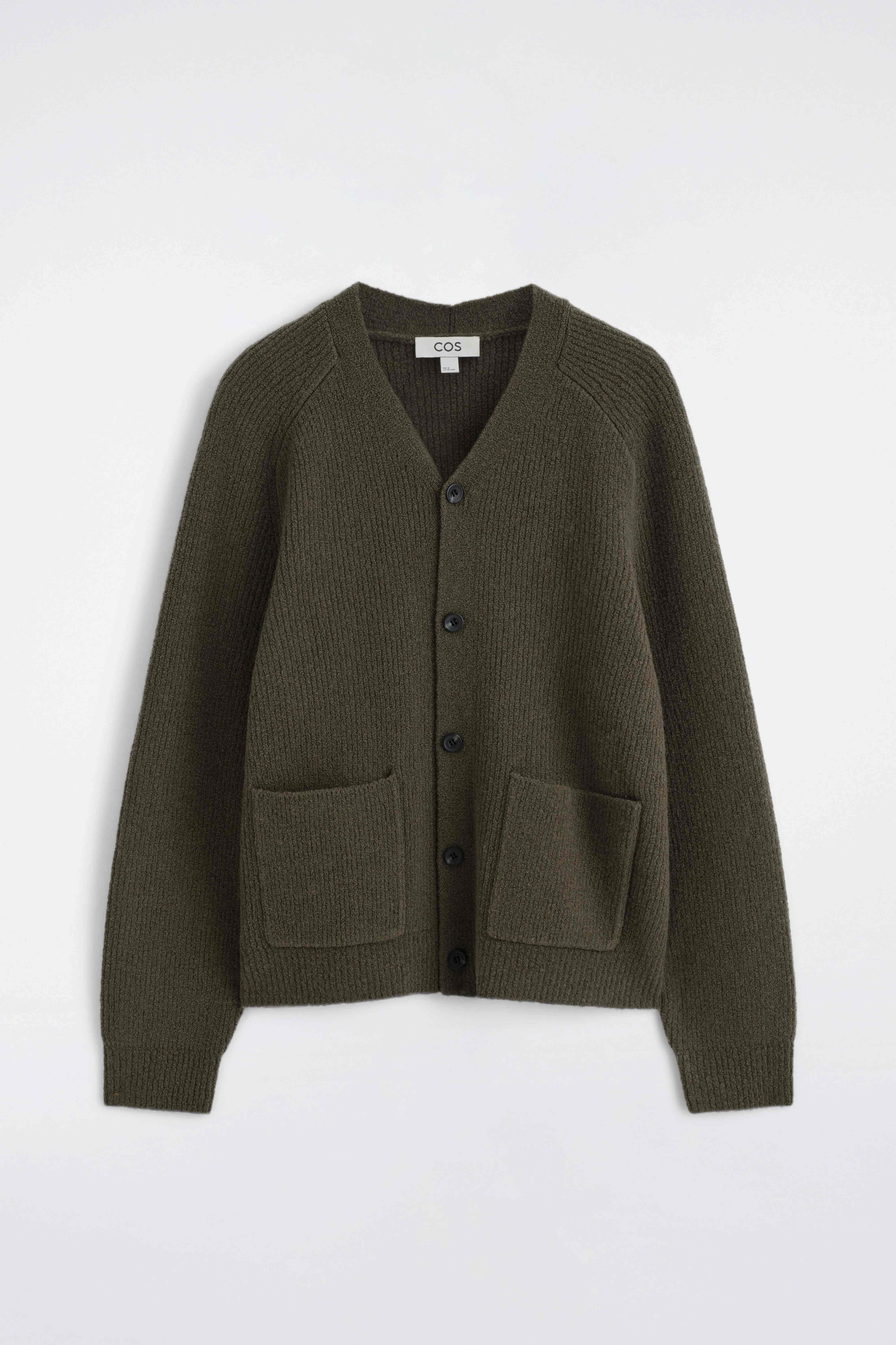 WOOL-BLEND BOUCLÉ CARDIGAN - 7