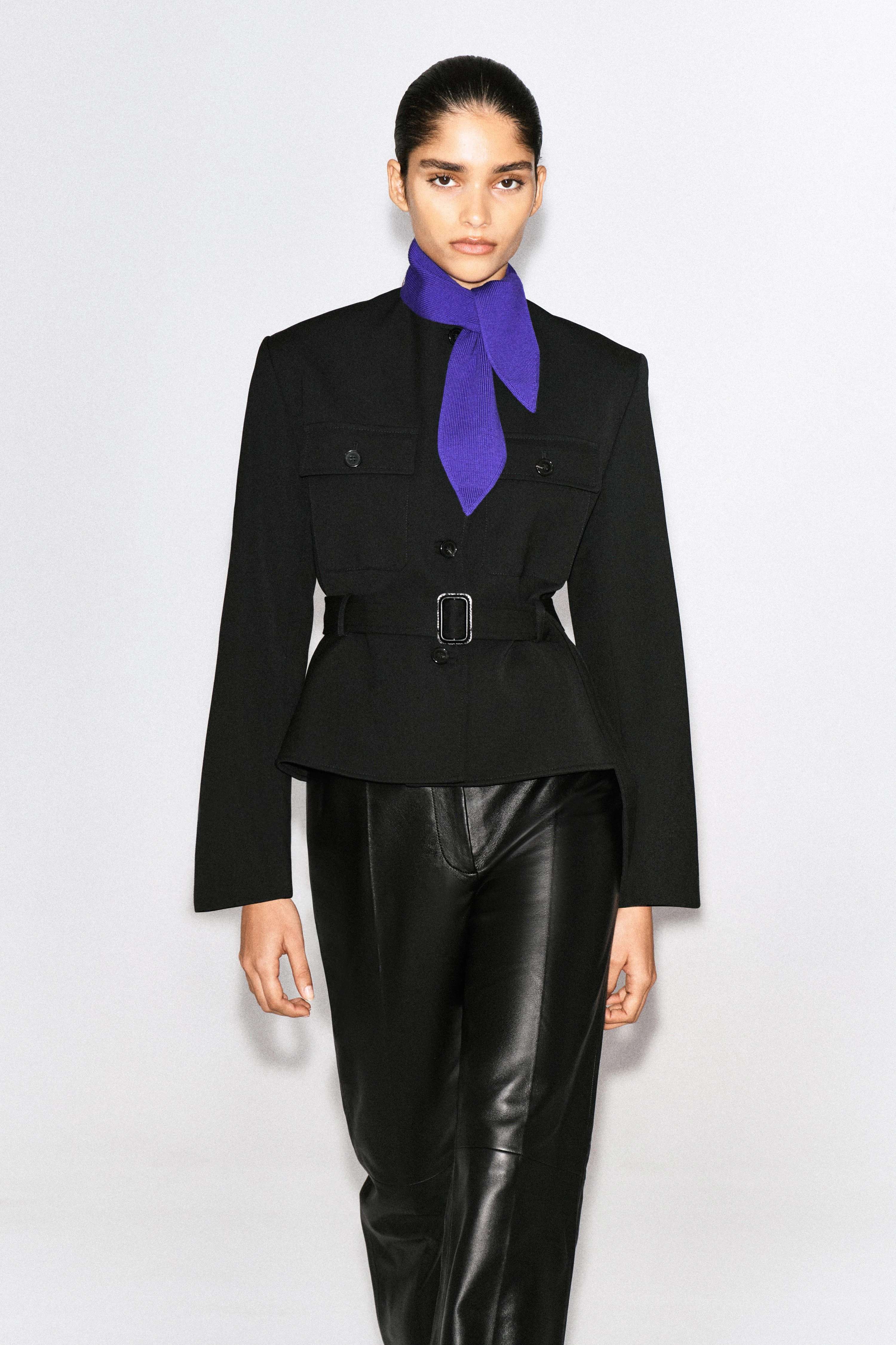 MERINO WOOL NECK SCARF - 1