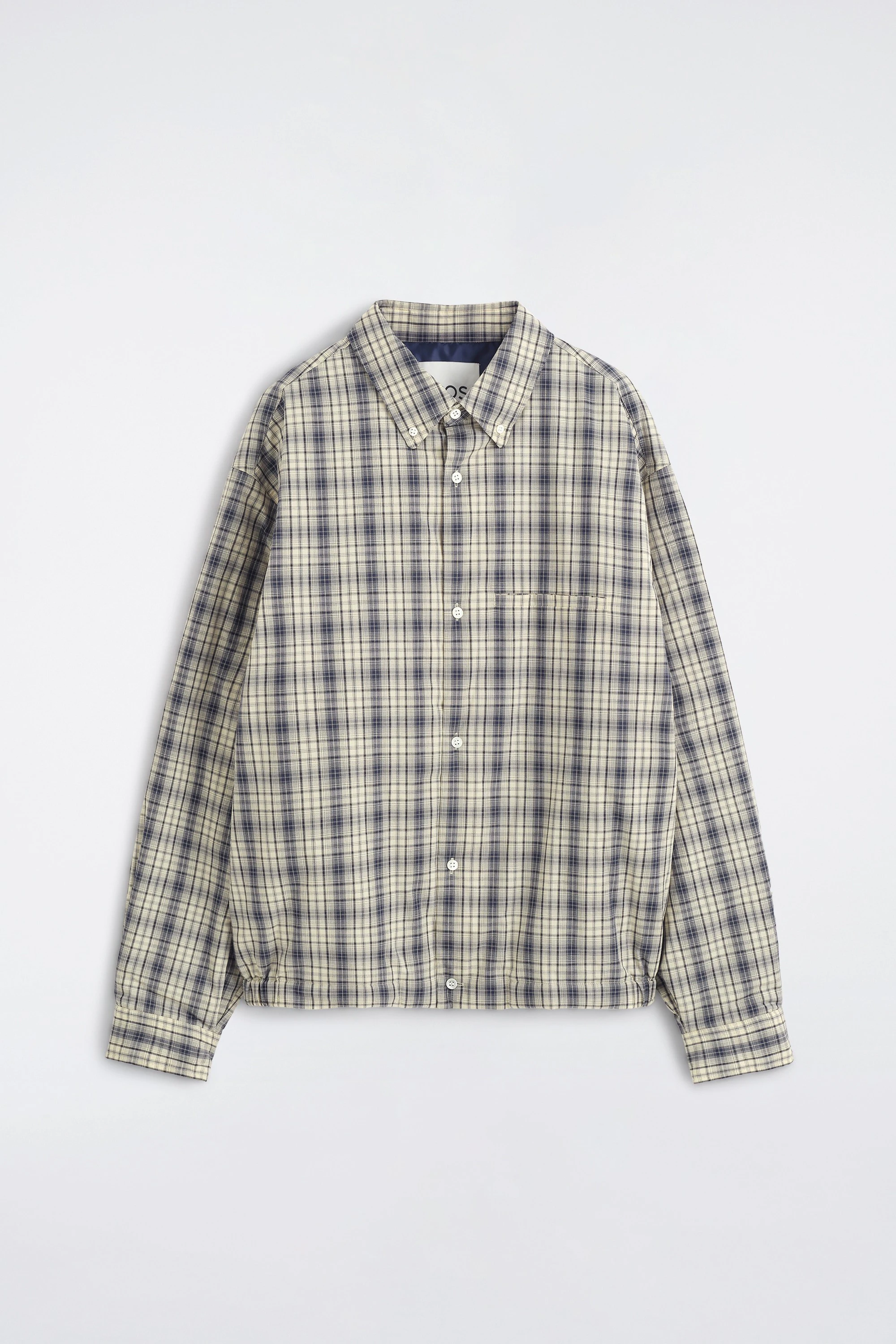 PADDED CHECKED COTTON OVERSHIRT - 6