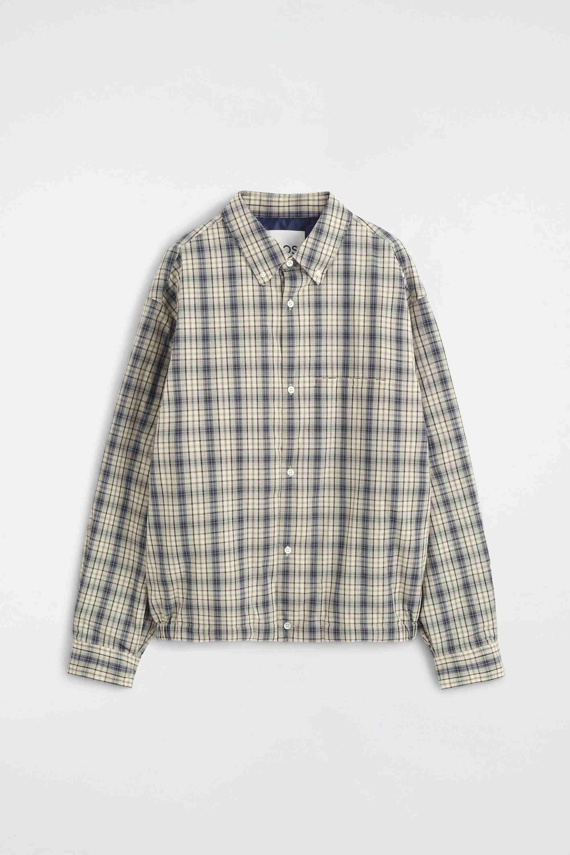 PADDED CHECKED COTTON OVERSHIRT - 6