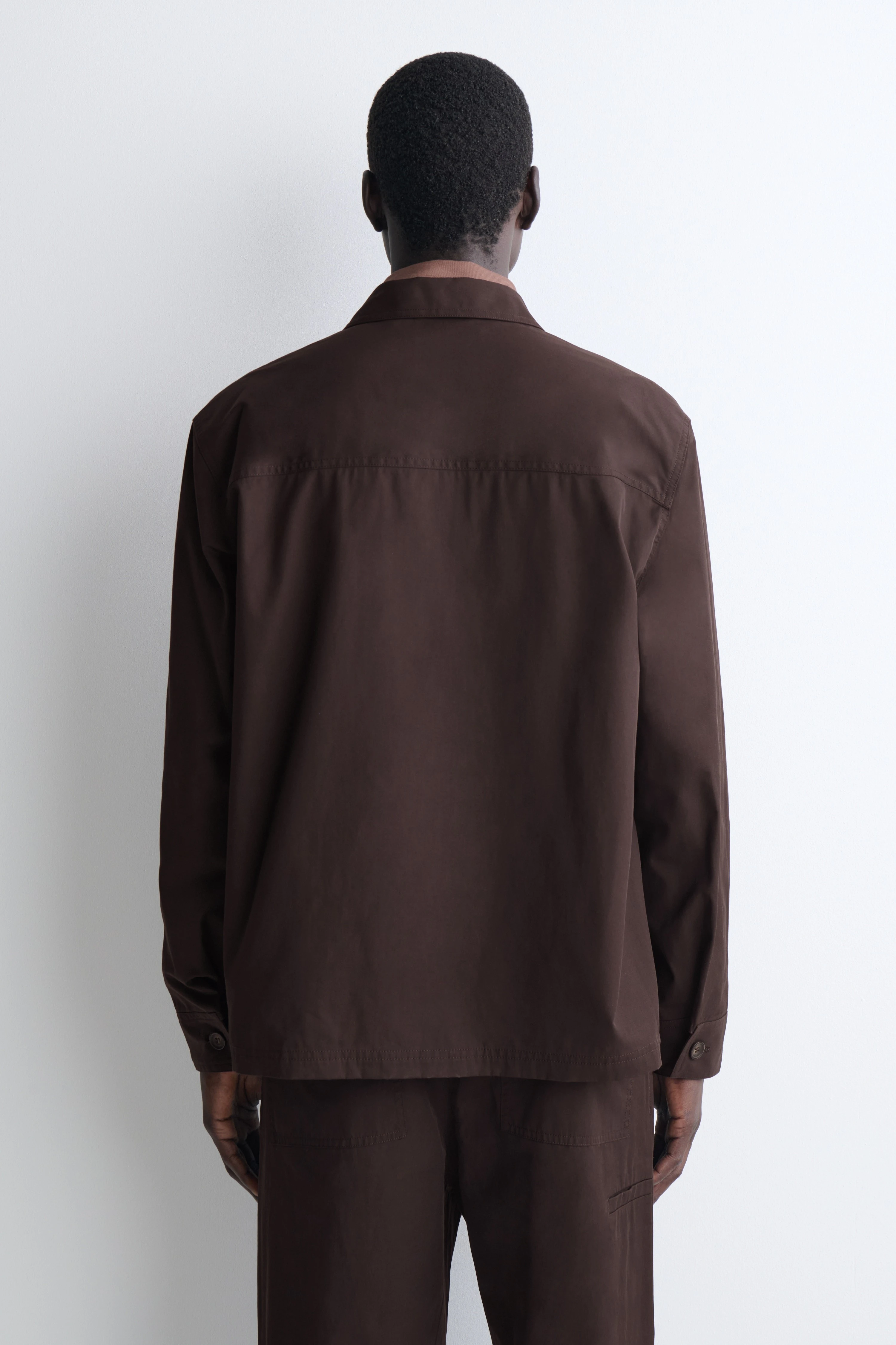 GARMENT-WASHED COTTON-TWILL OVERSHIRT - 2
