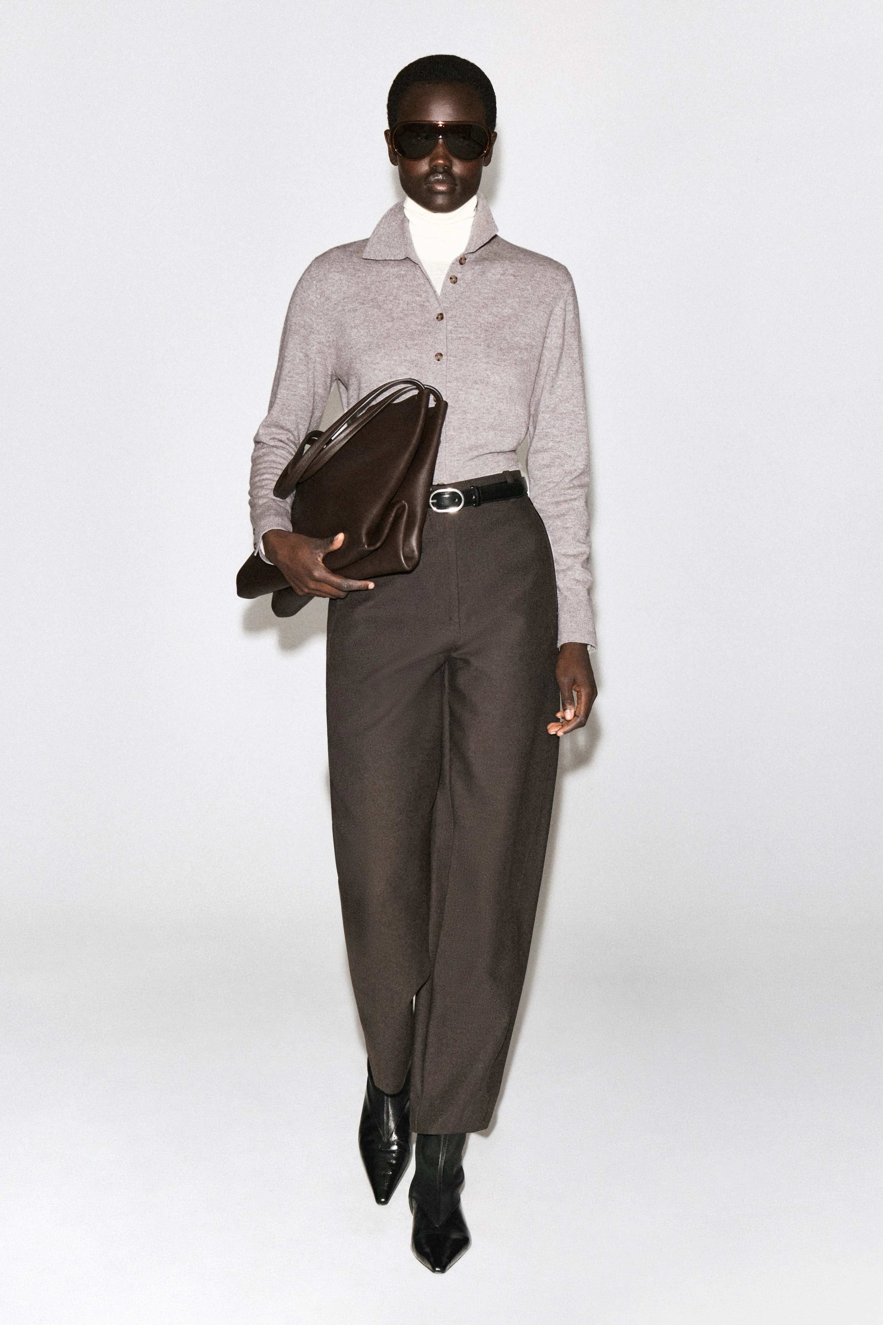 ROUNDED MERINO WOOL SHIRT - 3