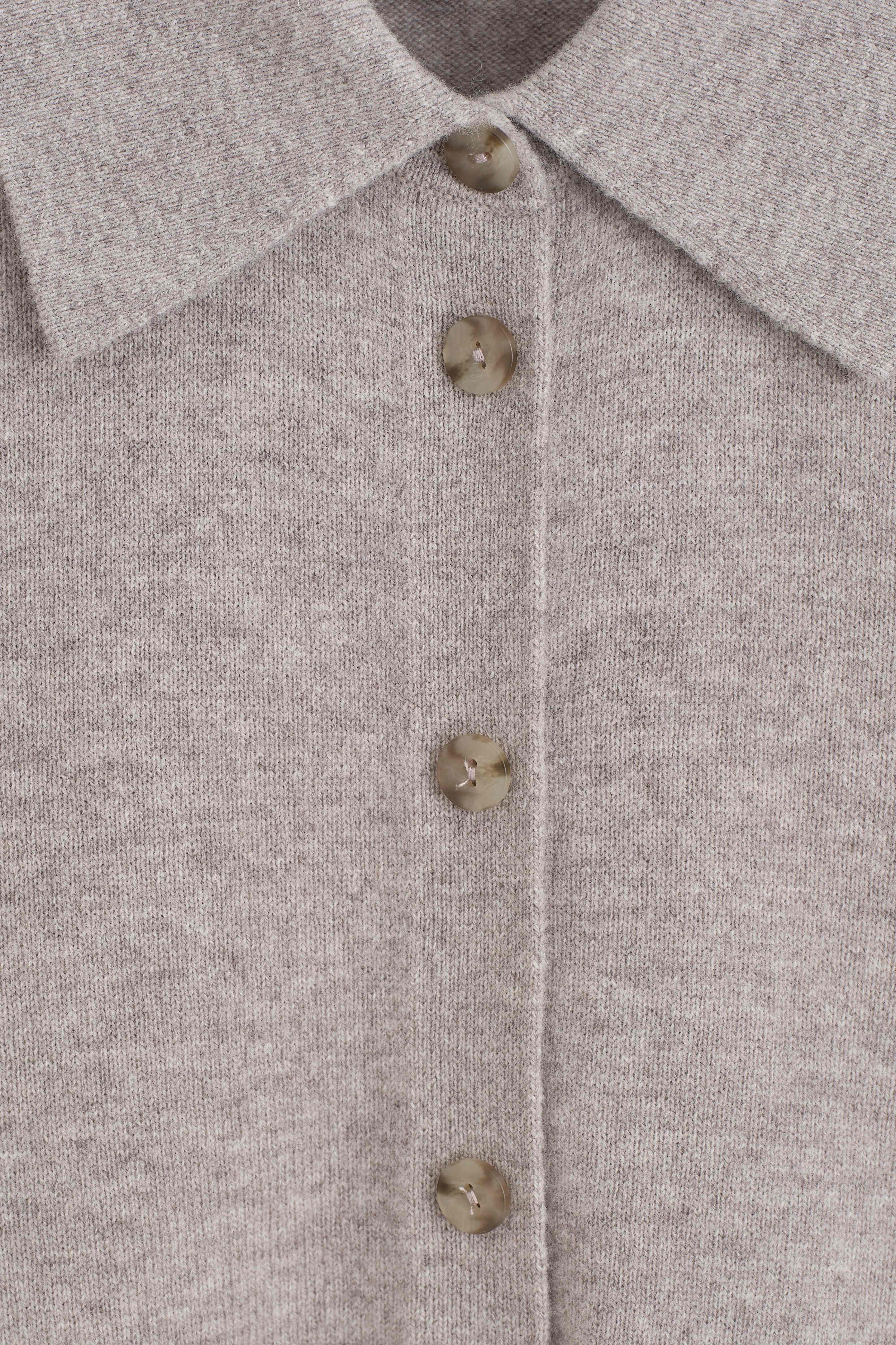 ROUNDED MERINO WOOL SHIRT - 8