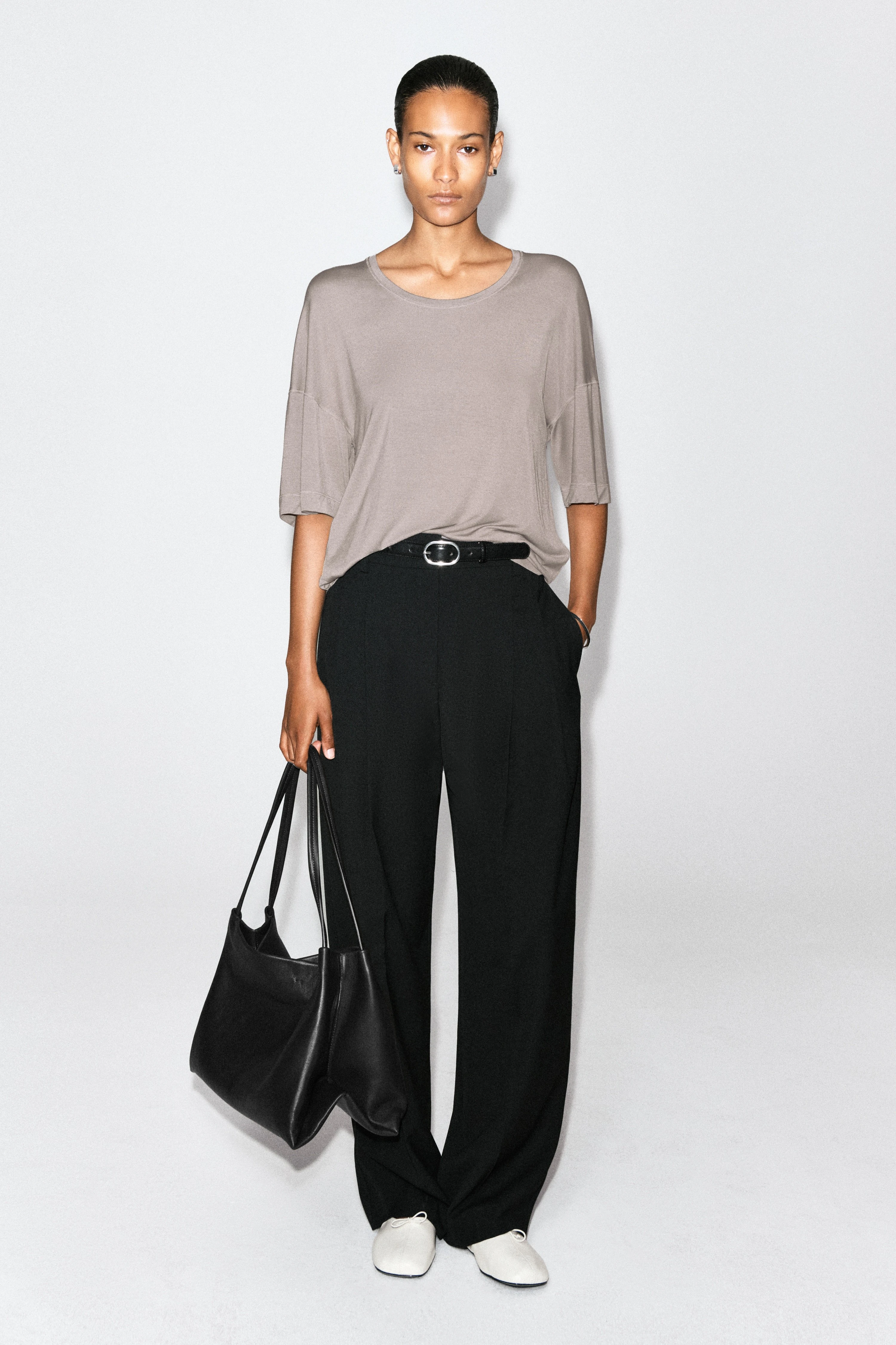 FLUID MODAL SCOOP-NECK T-SHIRT - 3