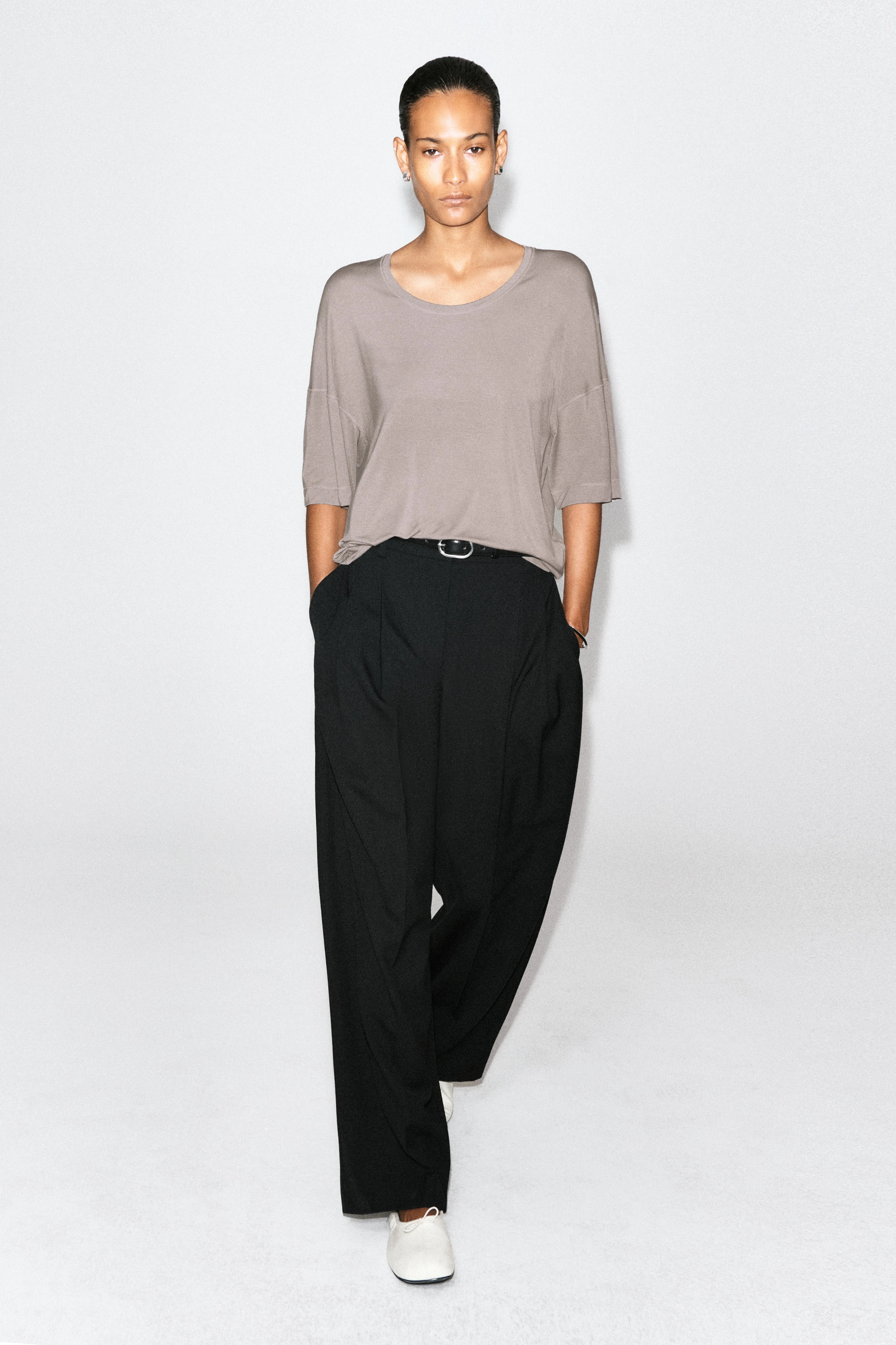 FLUID MODAL SCOOP-NECK T-SHIRT - 4