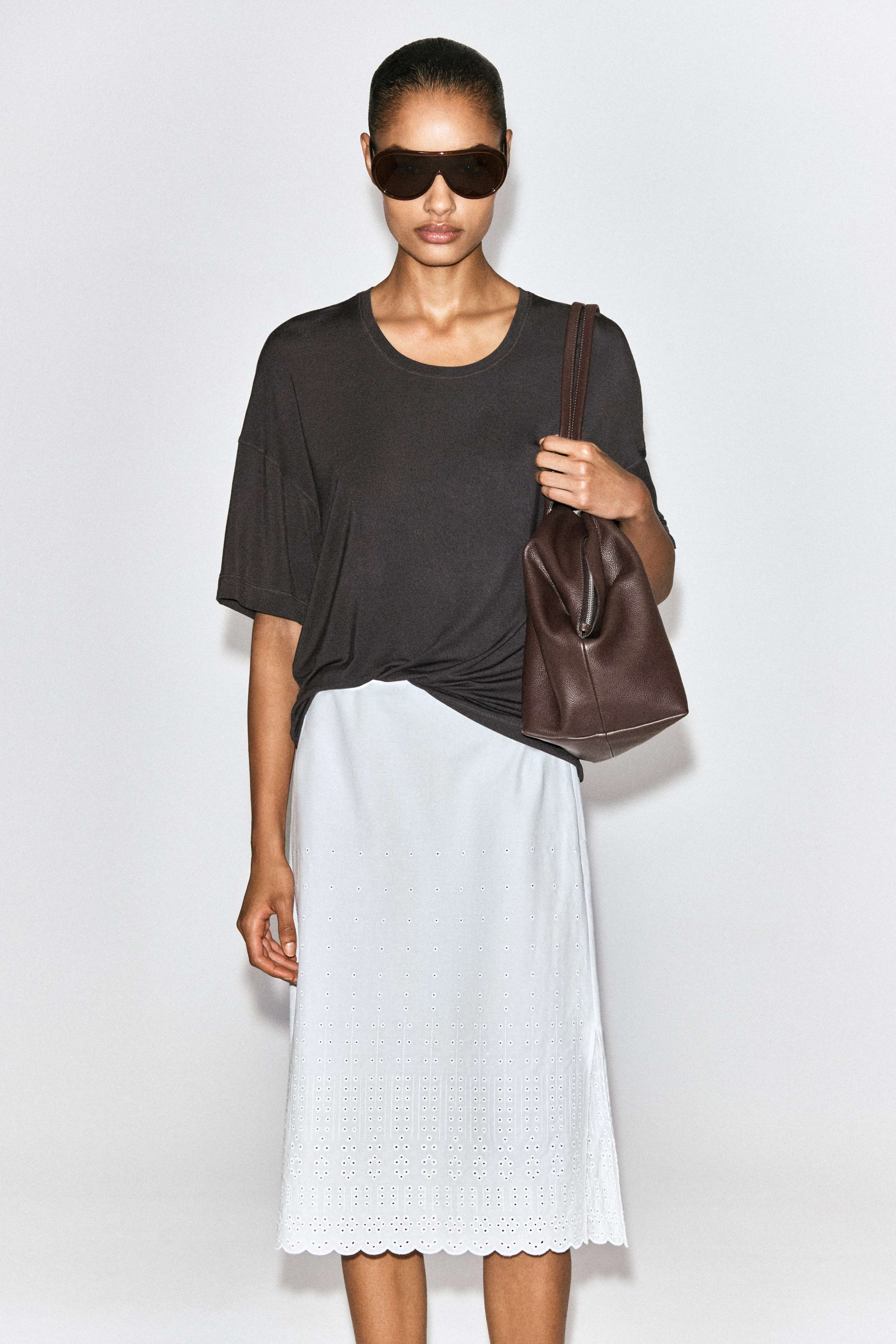 FLUID MODAL SCOOP-NECK T-SHIRT - 1