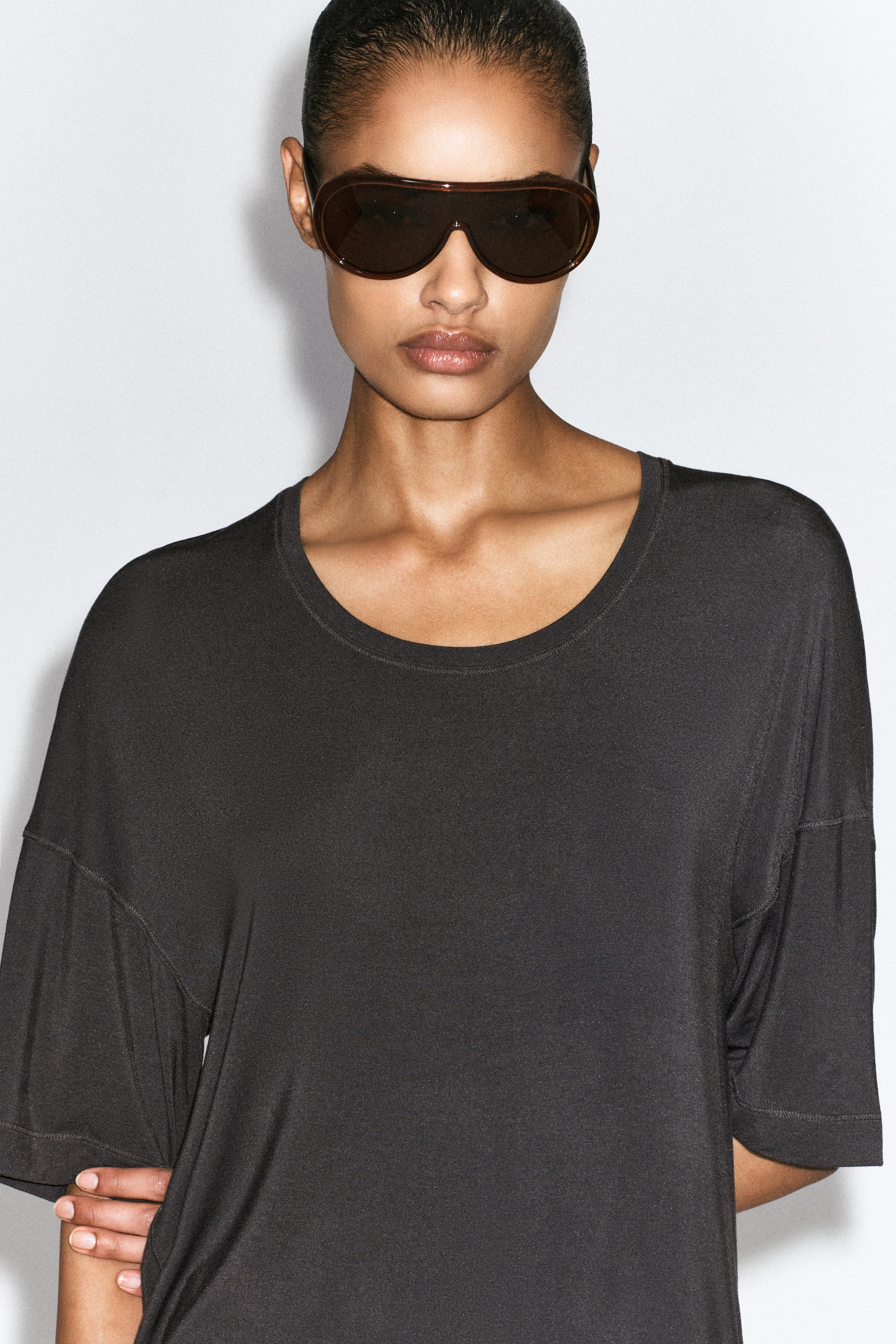 FLUID MODAL SCOOP-NECK T-SHIRT - 3