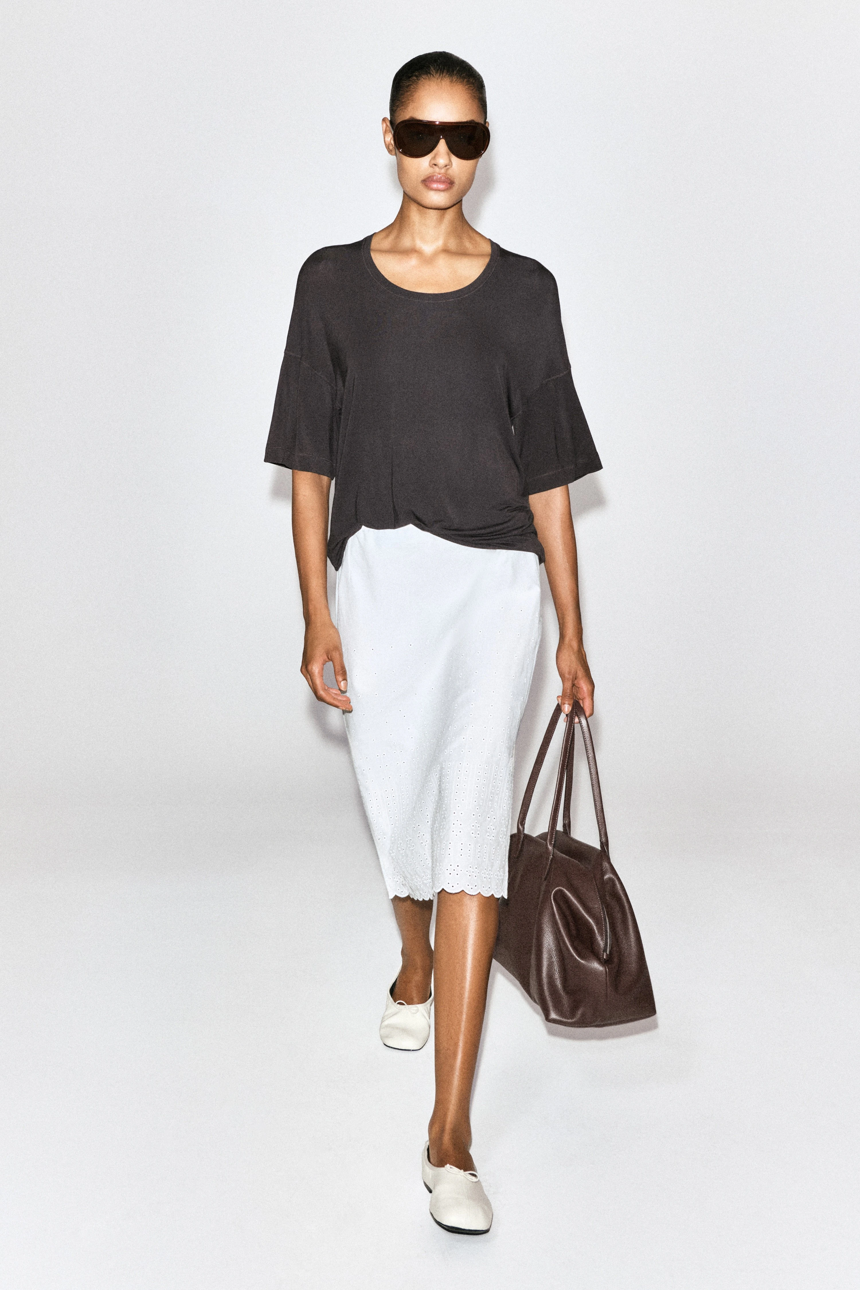 FLUID MODAL SCOOP-NECK T-SHIRT - 4