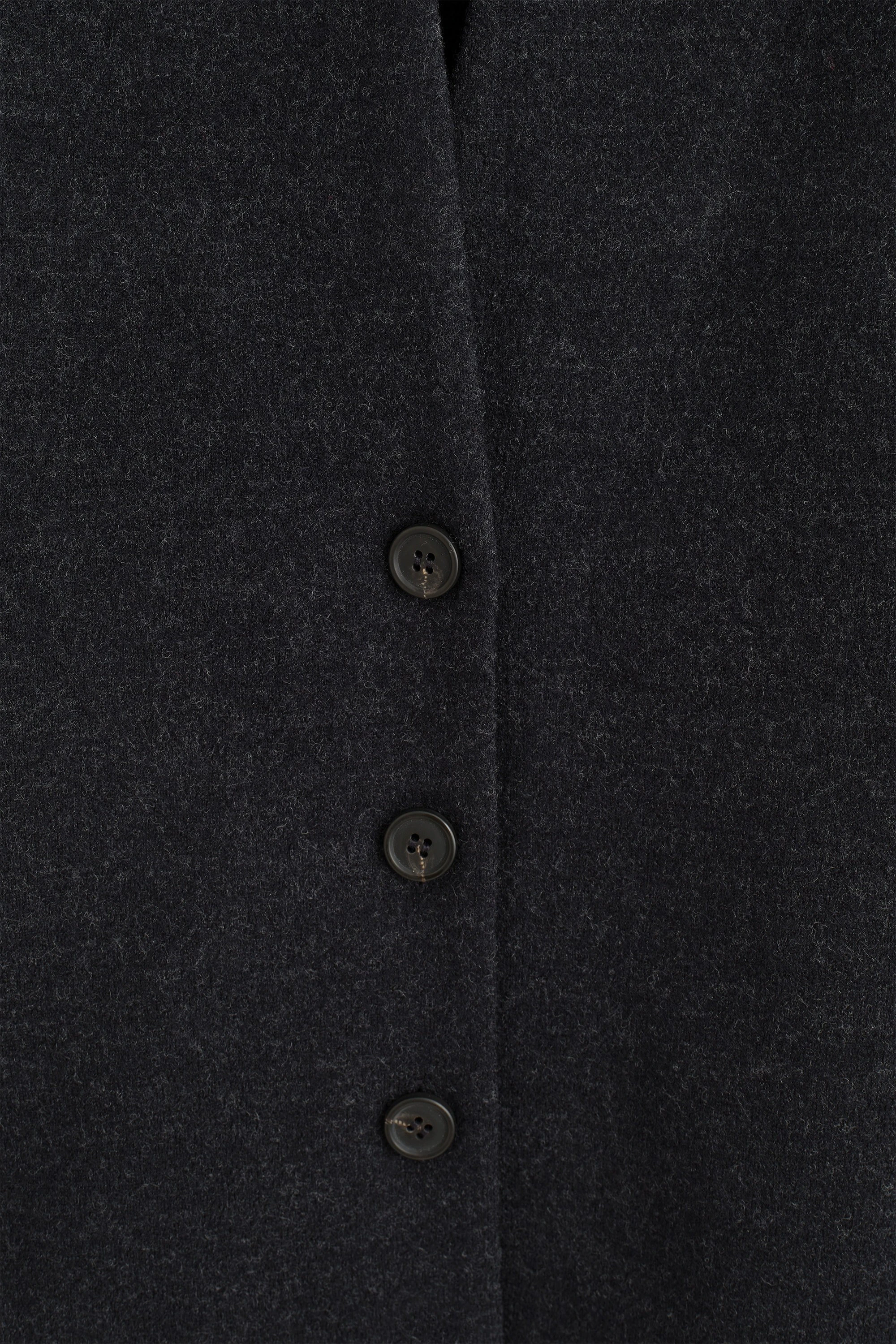 BOILED WOOL-BLEND SHAWL-COLLAR CARDIGAN - 8