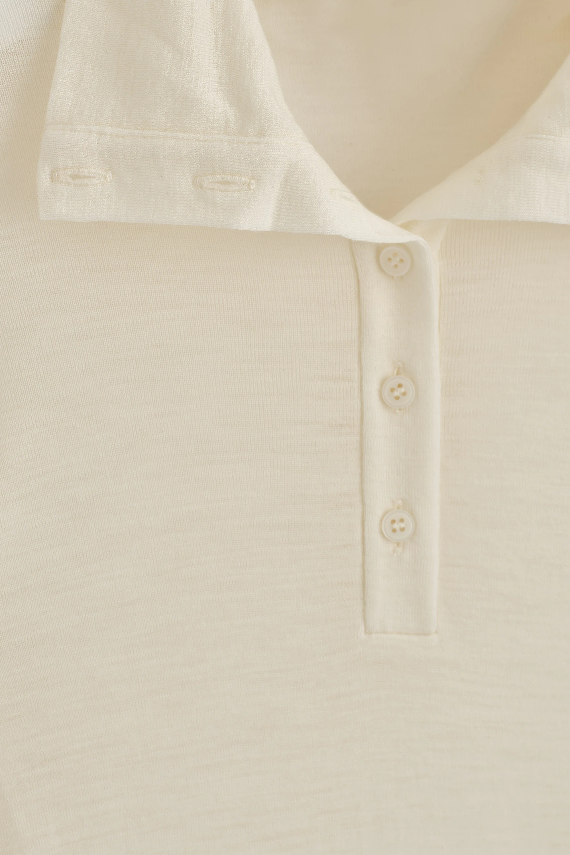 MERINO WOOL BUTTONED FUNNEL-NECK TOP - 9