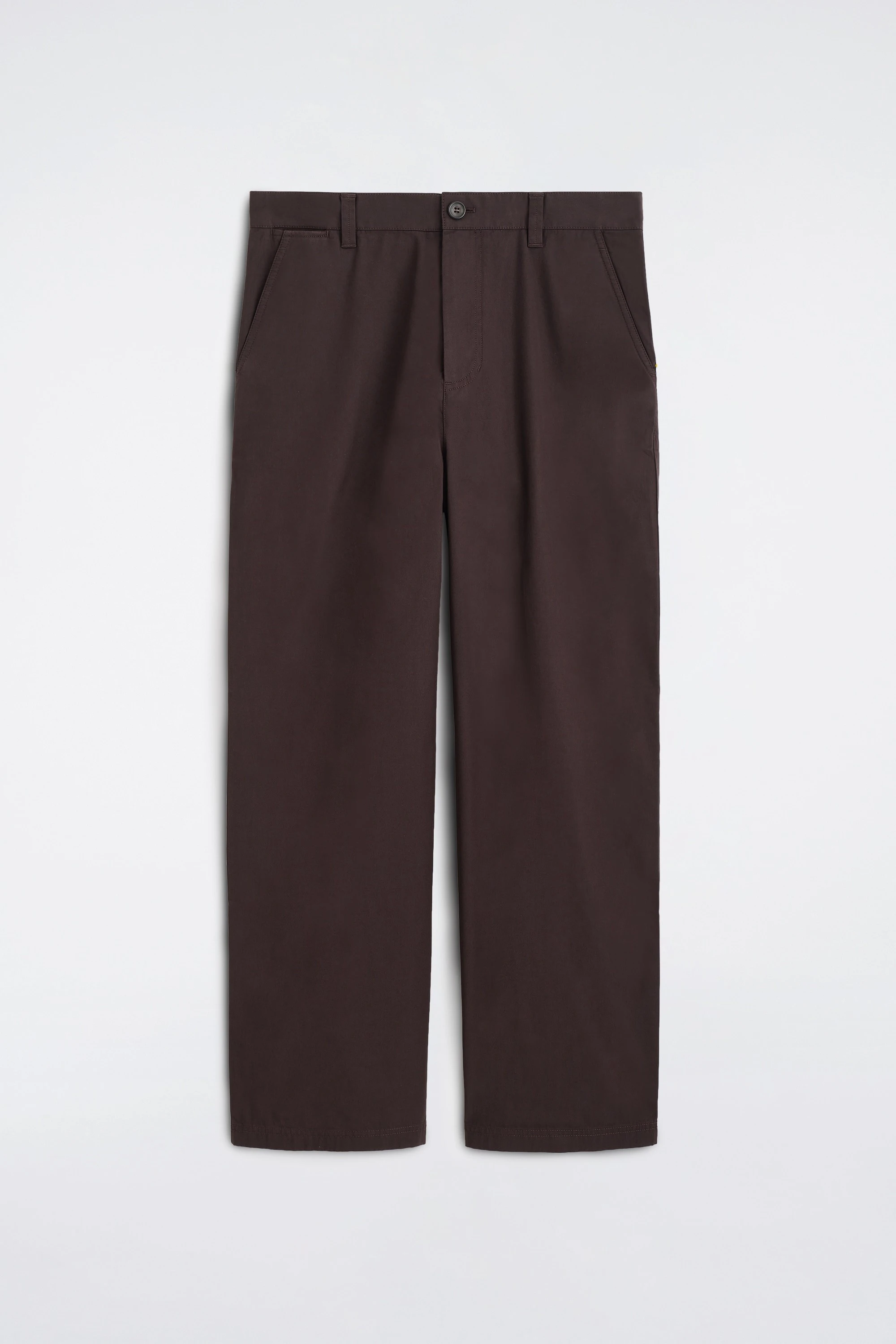 COTTON-TWILL RELAXED-FIT STRAIGHT-LEG TROUSERS - 6