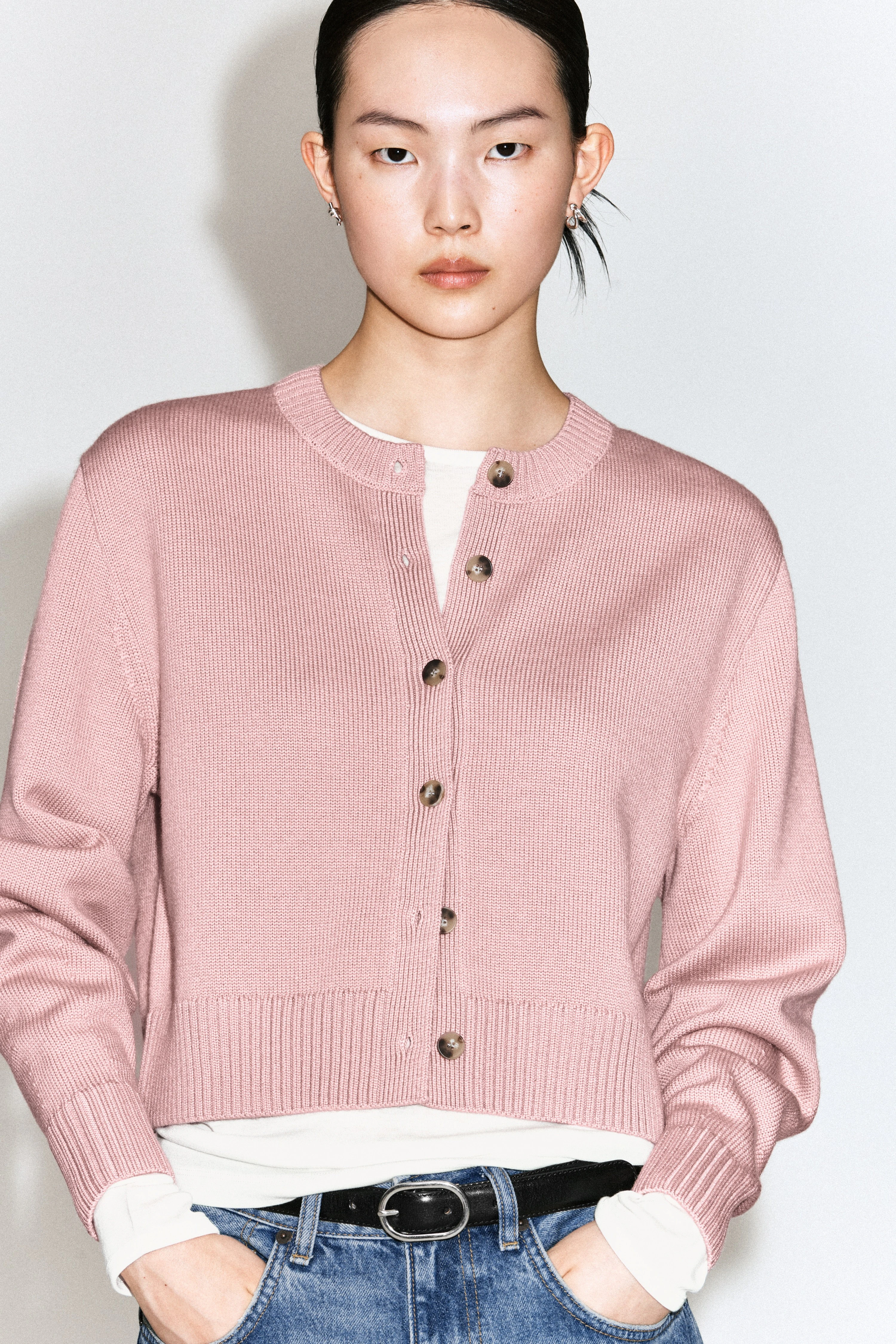 MERINO WOOL CARDIGAN - 6