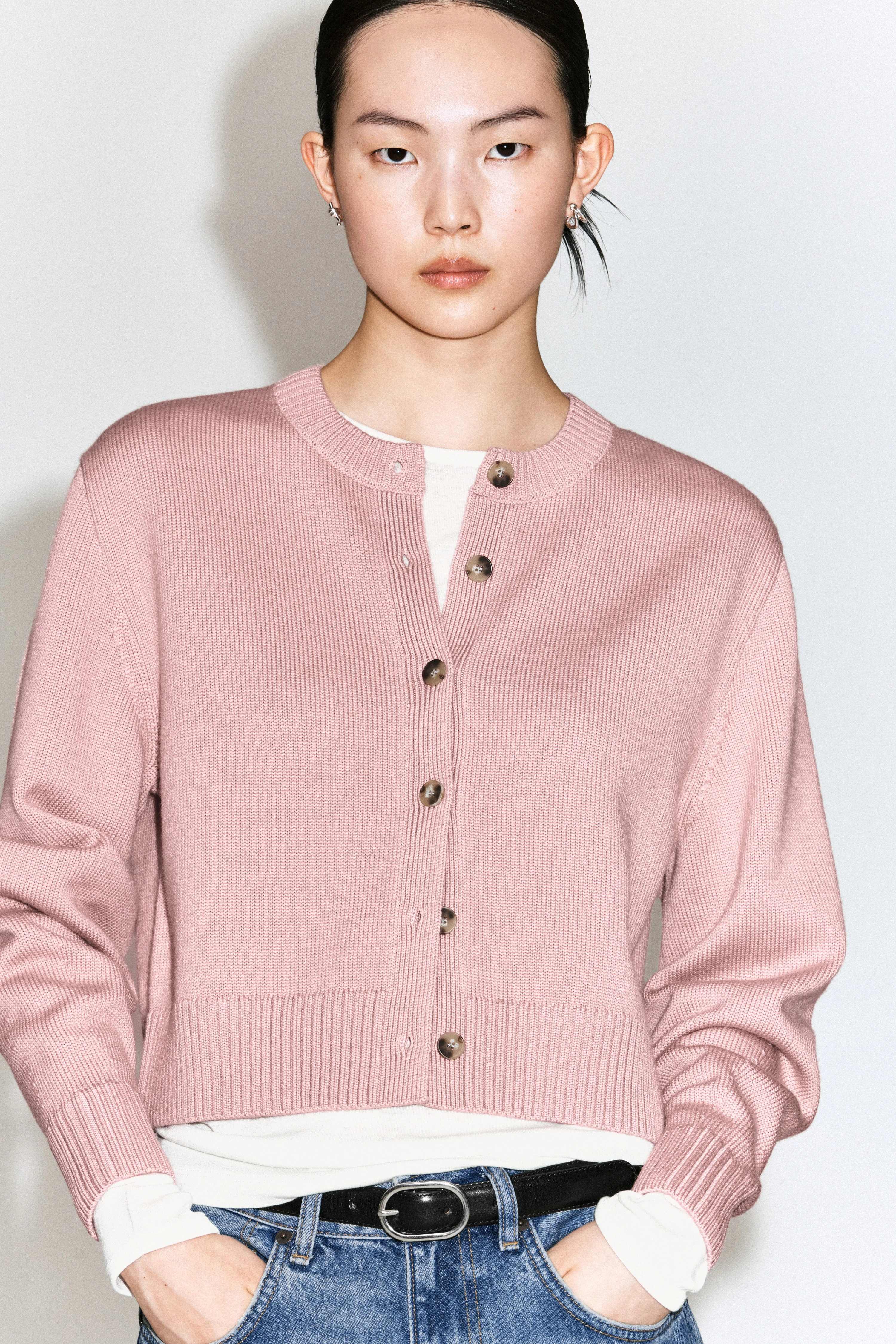 MERINO WOOL CARDIGAN - 6
