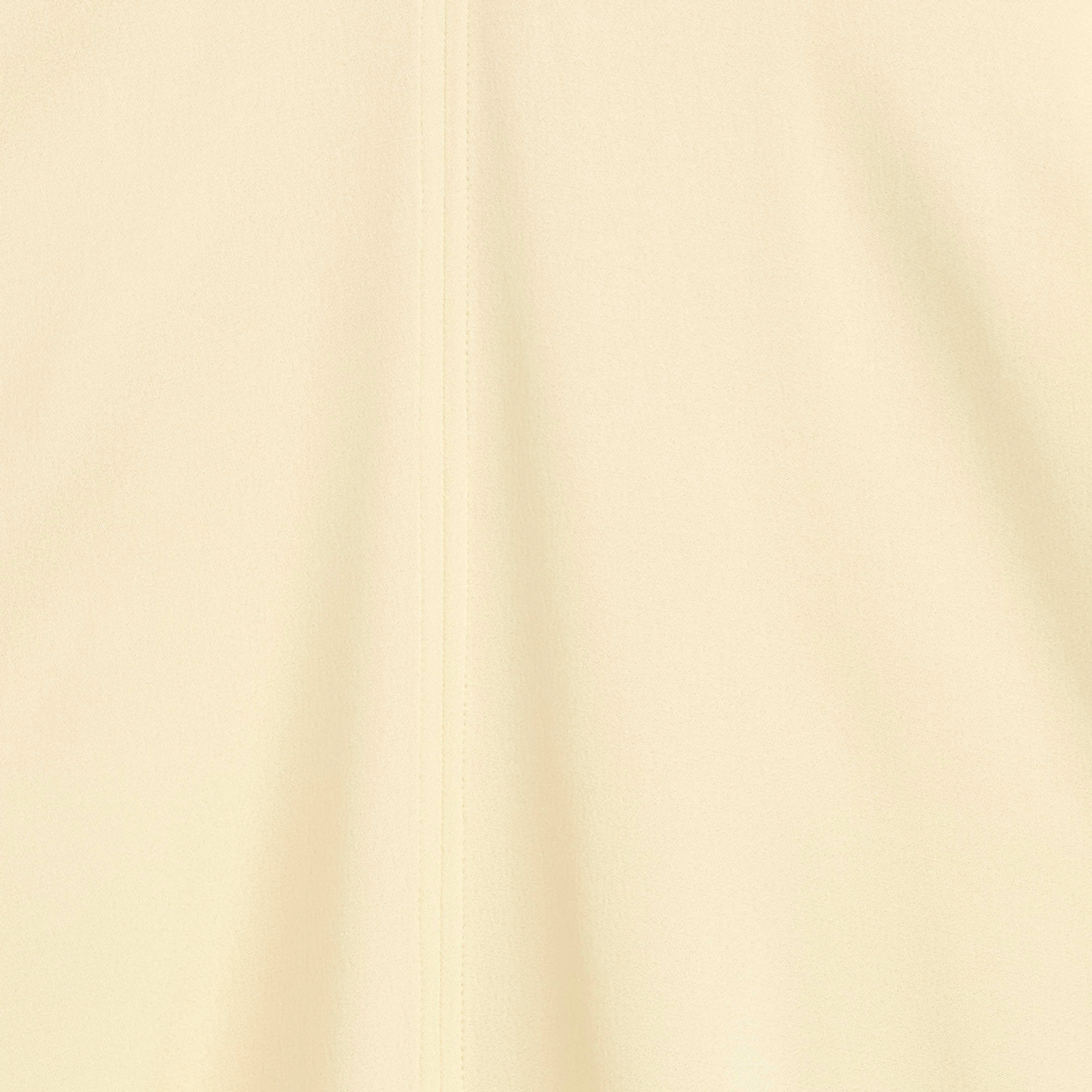 DRAPED V-NECK CREPE MIDI DRESS - 8