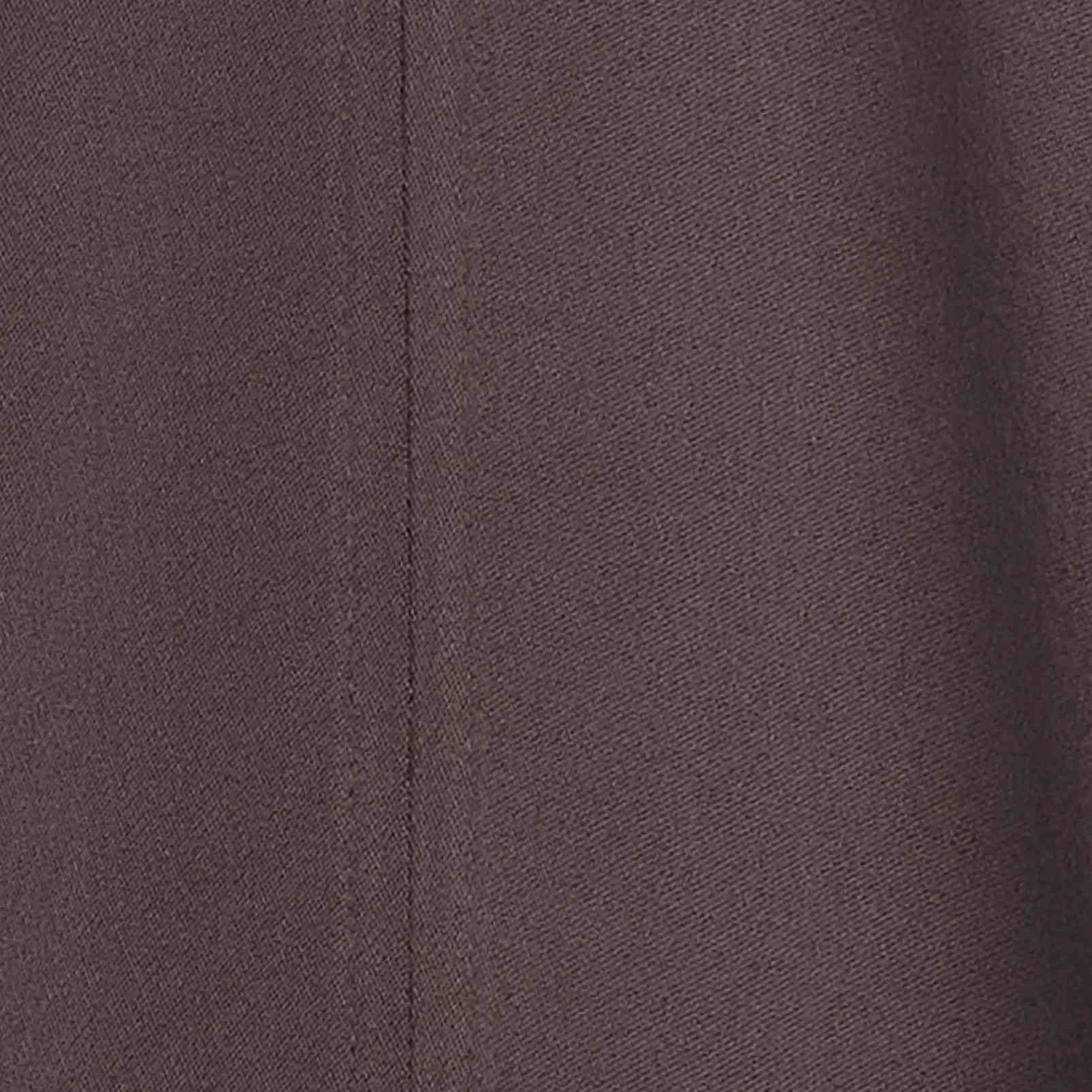 DRAPED V-NECK CREPE MIDI DRESS - 9