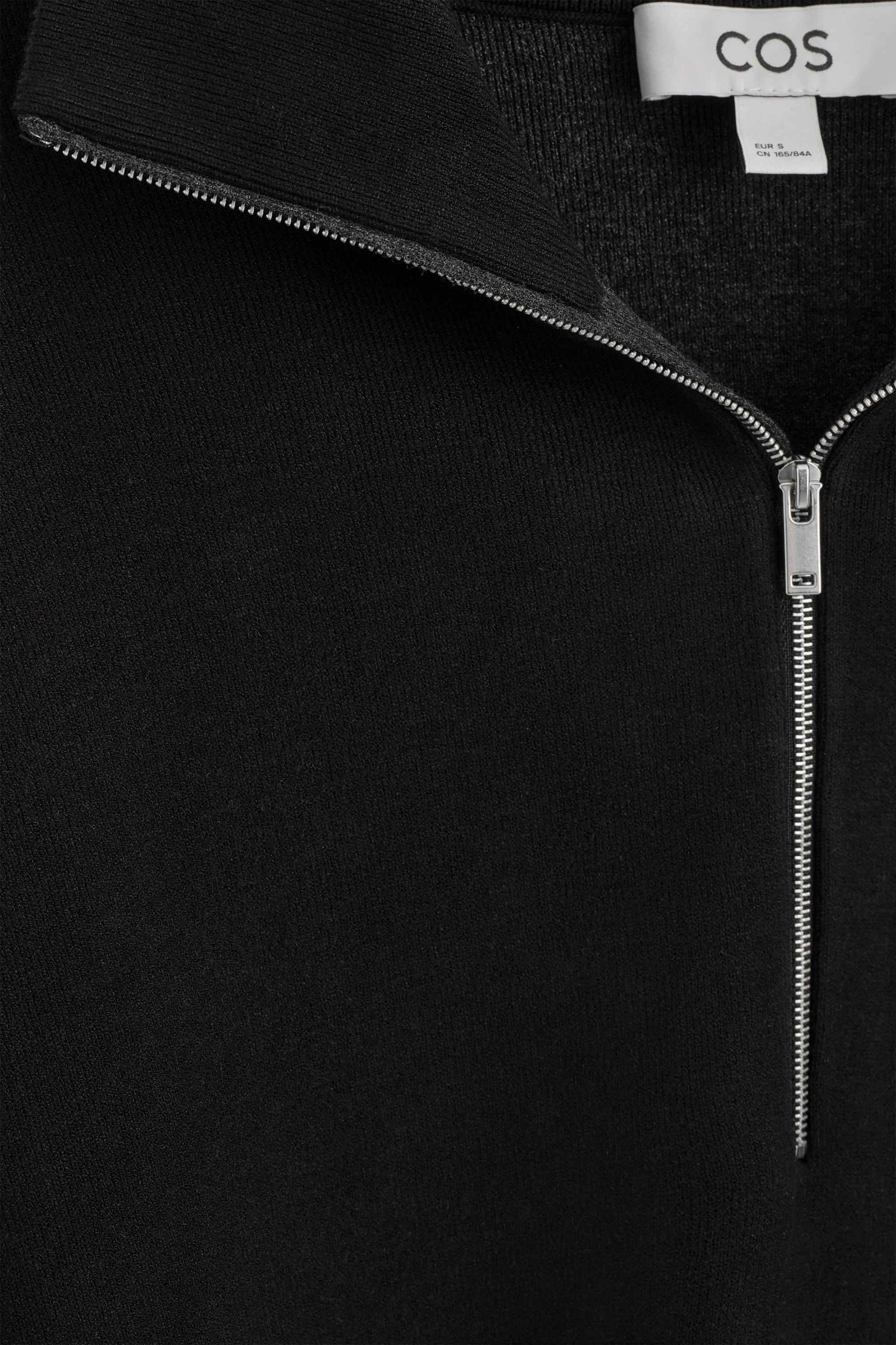 FUNNEL-NECK HALF-ZIP KNITTED JUMPER - 8