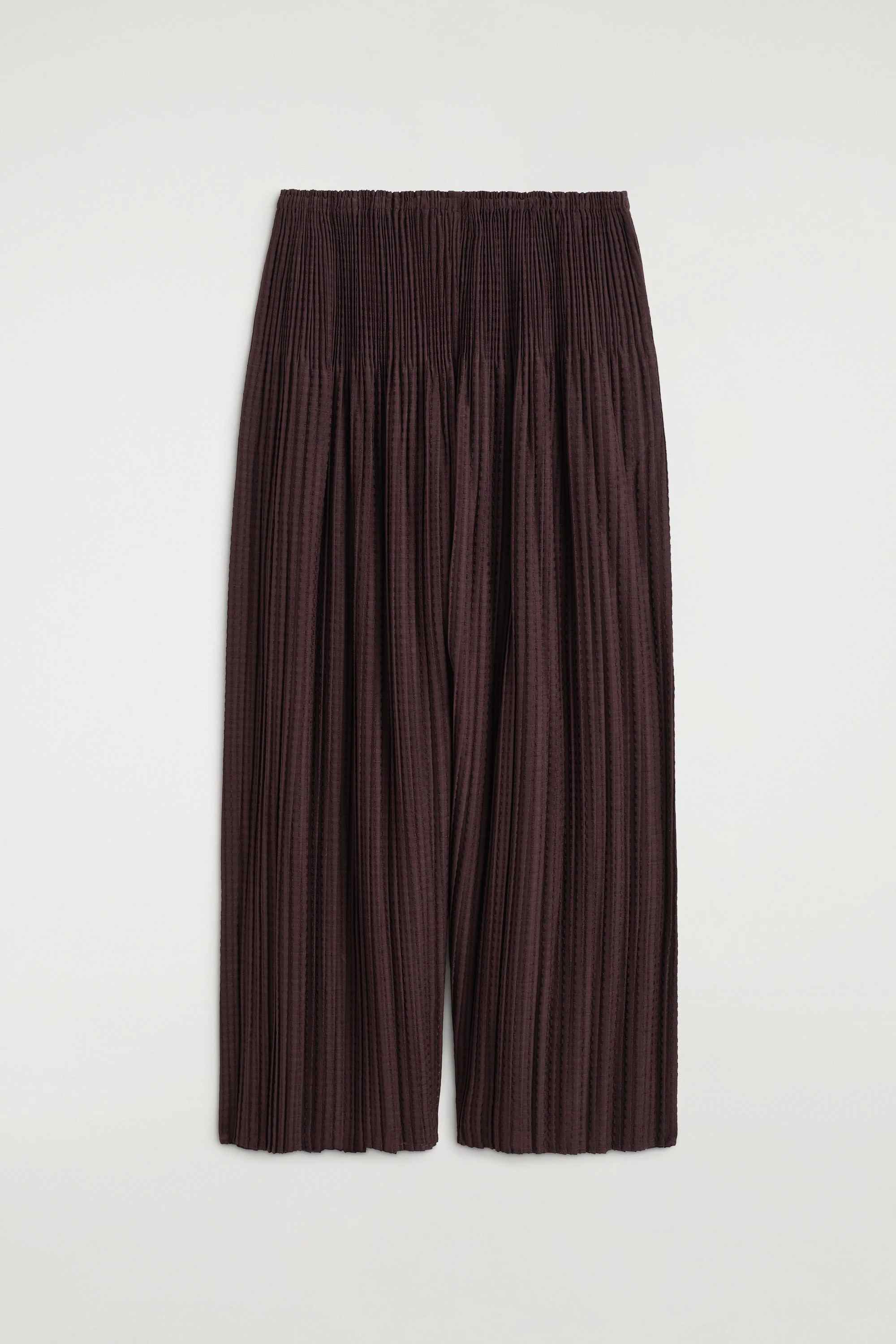 PLEATED JACQUARD CULOTTES - 6